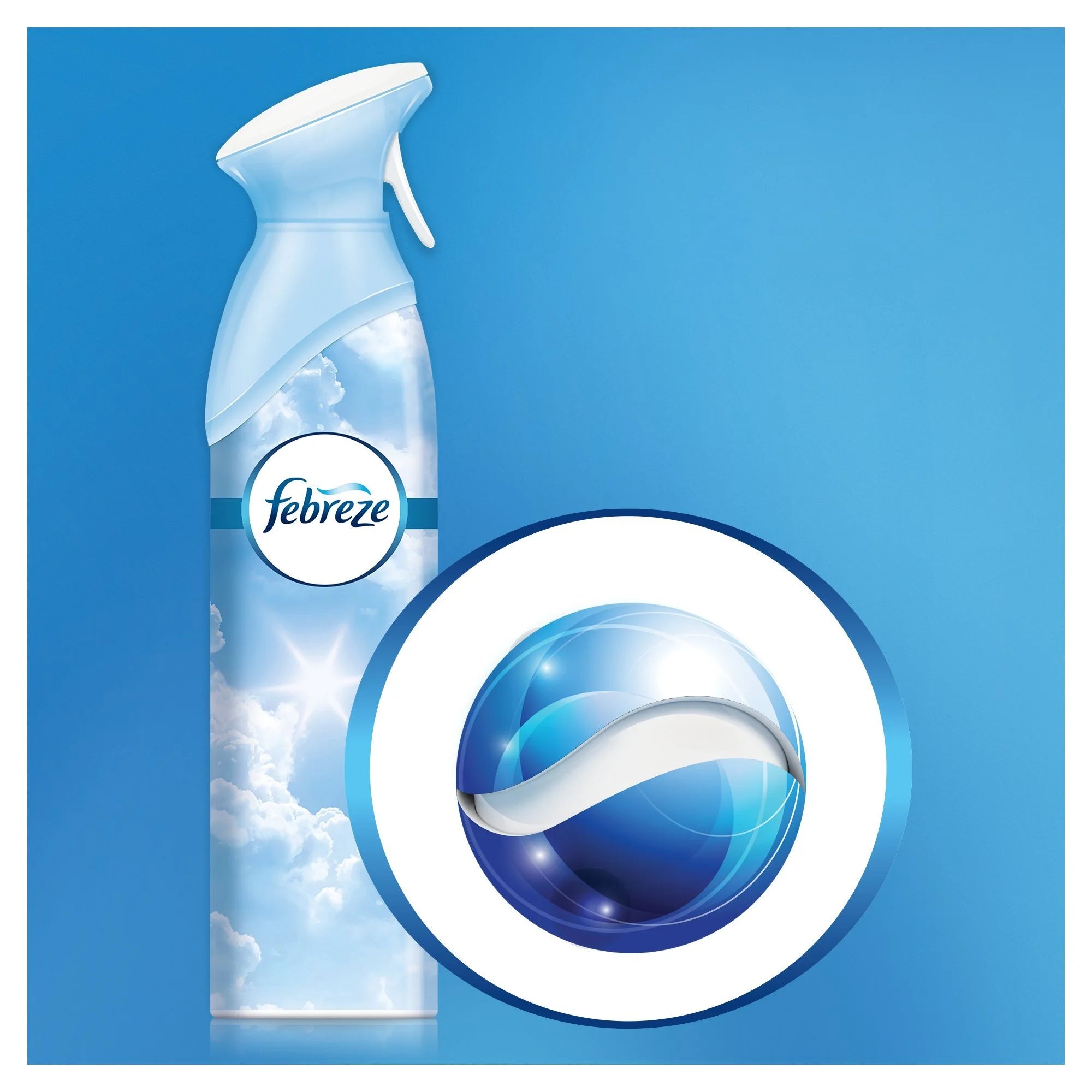 2 Pack Febreze Odor-Eliminating Cotton Fresh Air Freshener Spray 10.14 oz. , - View 6