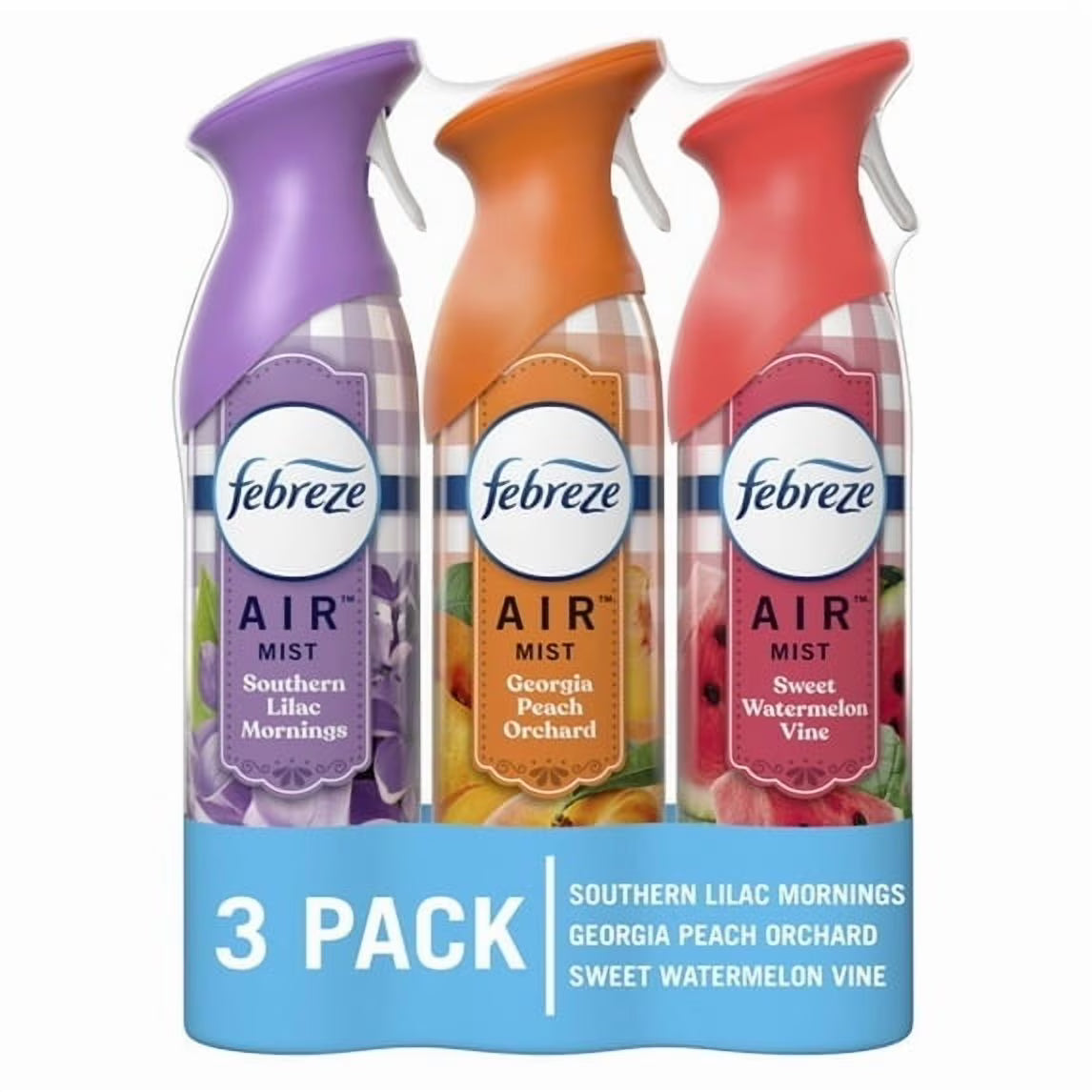(2pack) Febreze Air Freshener Spray, Odor-Fighting Room Spray, Spring Mix,