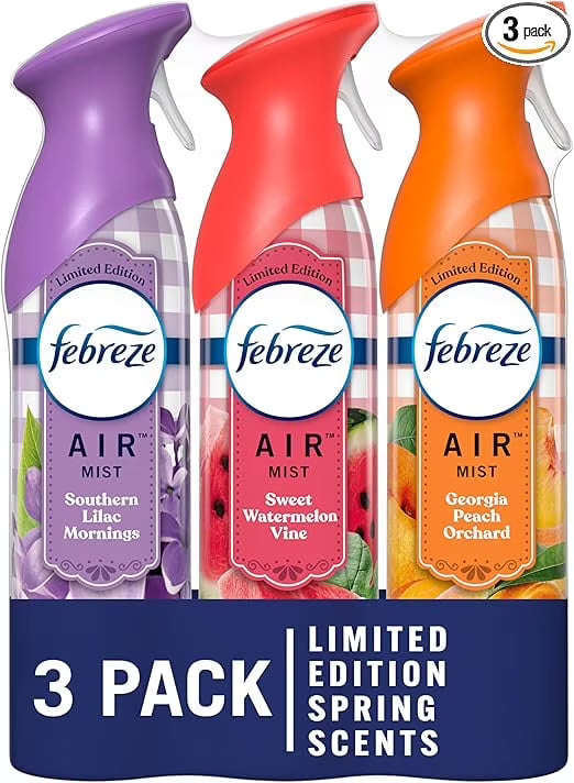Febreze Air Mist Air Freshener Spray, Odor-Fighting Room Spray for Home,