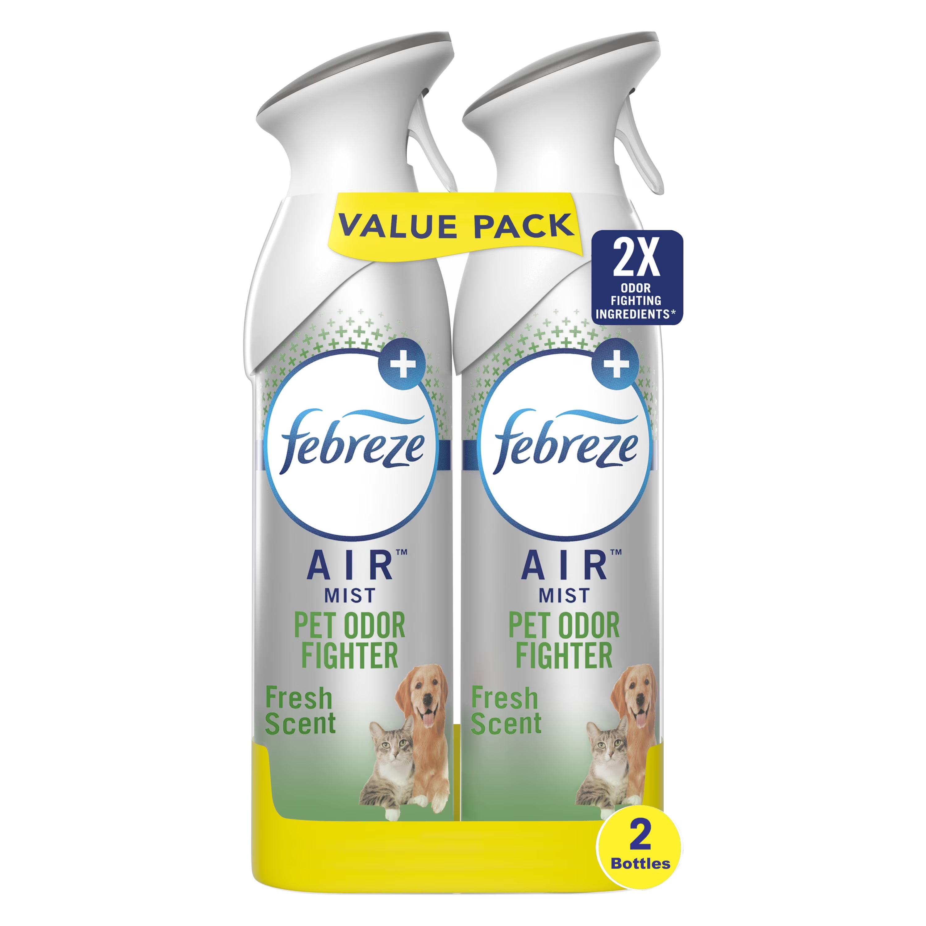 Febreze Air Freshener Spray, Odor-Fighting Room Spray, Pet Heavy Duty, 8.8oz, 2