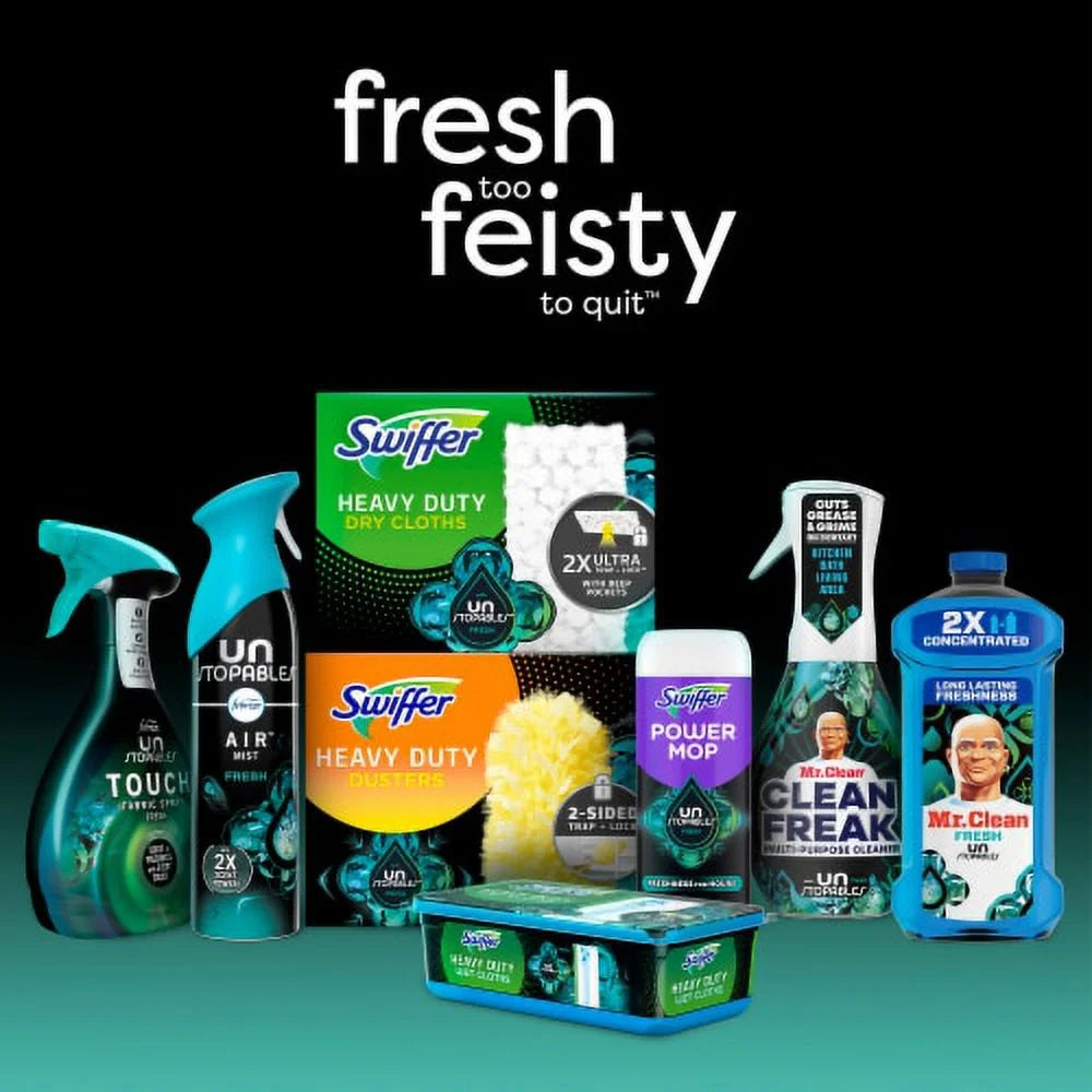 2X - Febreze Air Mist Air Freshener Spray, Aerosol Can, Unstopable Fresh Scent, - View 5