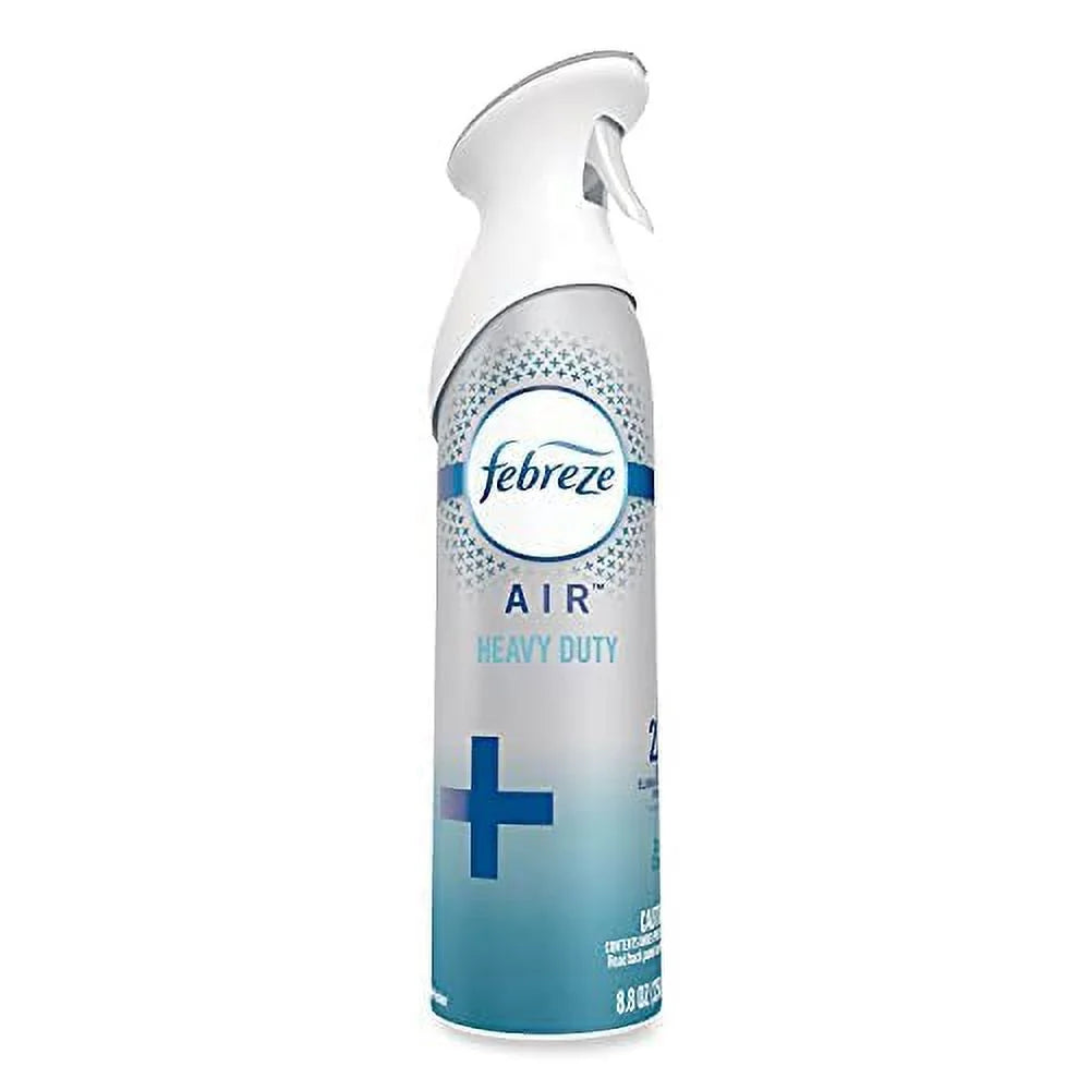 Febreze Air Freshener Heavy Duty Spray, Odor Fighter, Crisp Clean, 8.8 oz (Pack - View 2