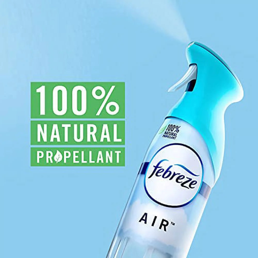Febreze Air Freshener Spray, Heavy Duty Crisp Clean Scent, Odor Eliminator For - View 2