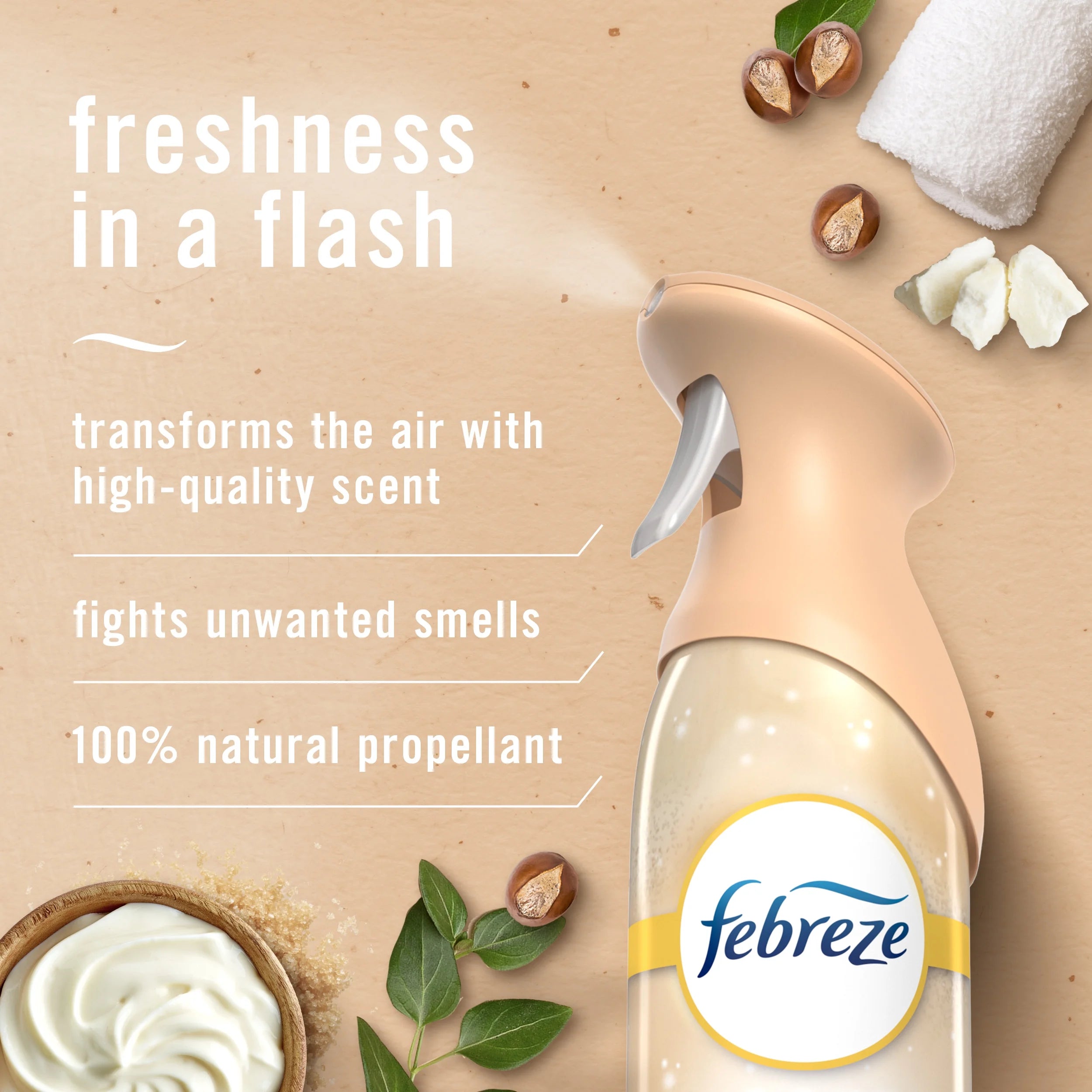 (6 pack) Febreze Air Freshener Spray, Odor-Fighting Room Spray, Soothe & - View 2