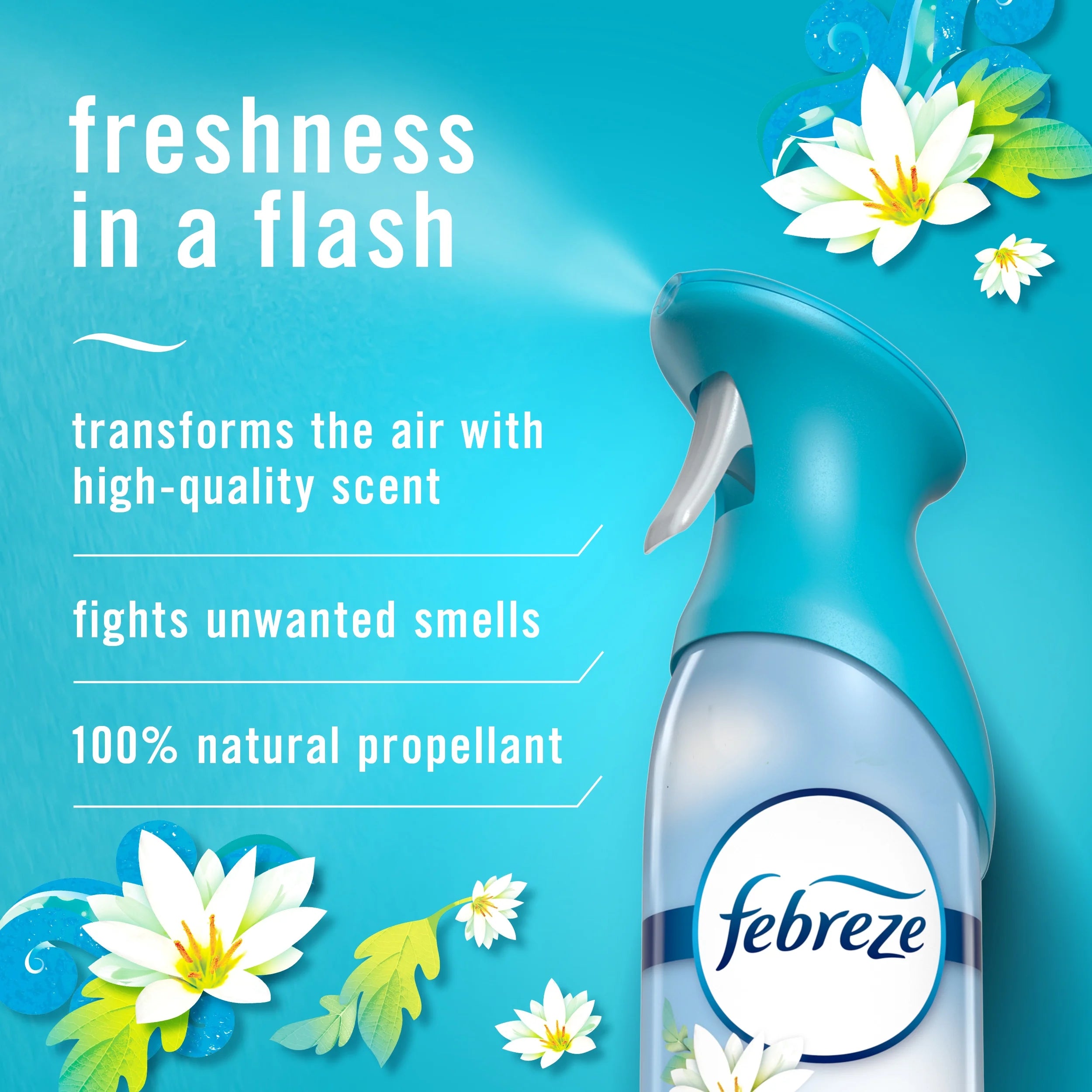 Febreze Air Freshener Spray, Odor-Fighting Room Spray, Gain Honey Berry Hula, - View 2