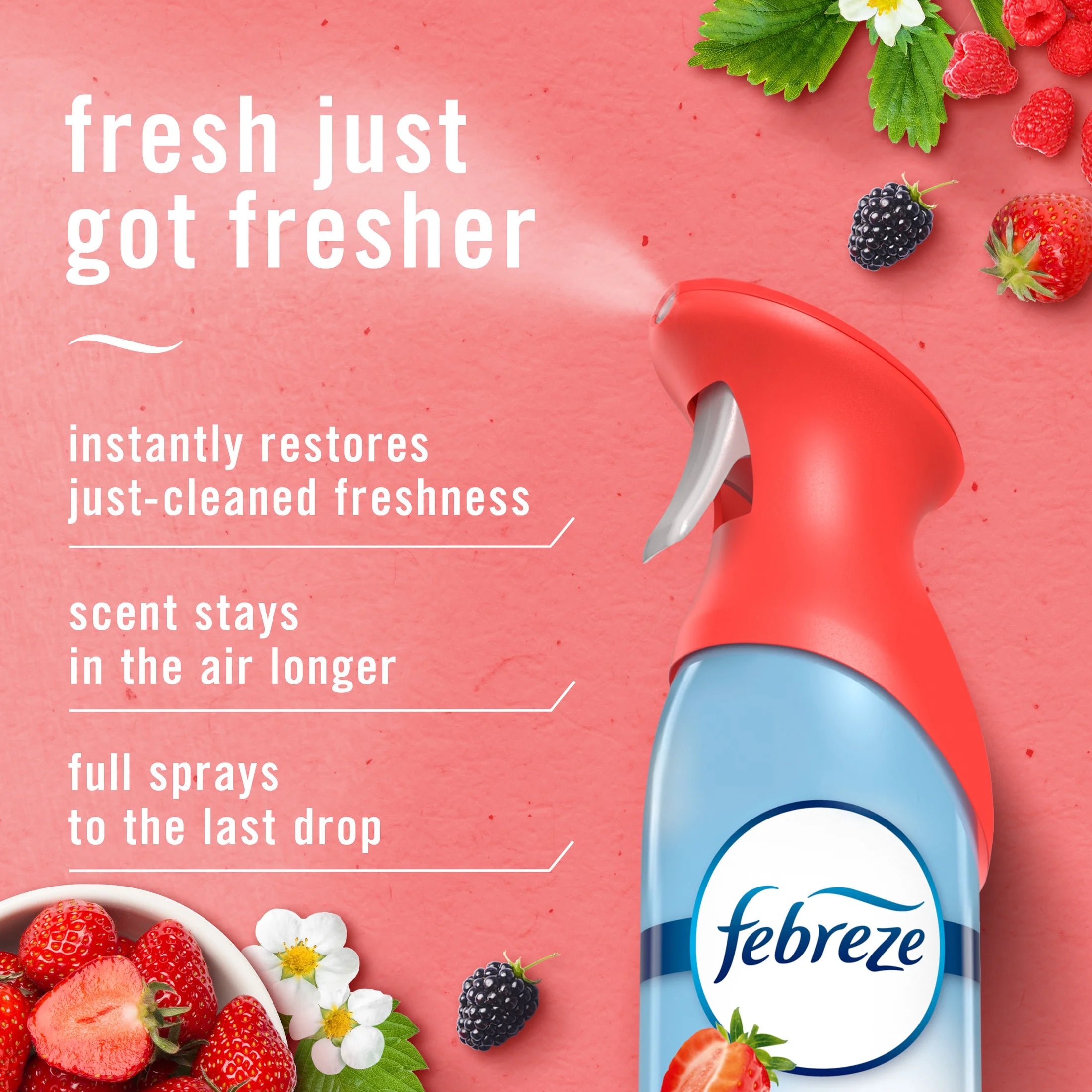 Febreze Air Mist Air Freshener Spray Berry & Bramble Scent, 8.1oz 2ct - View 3