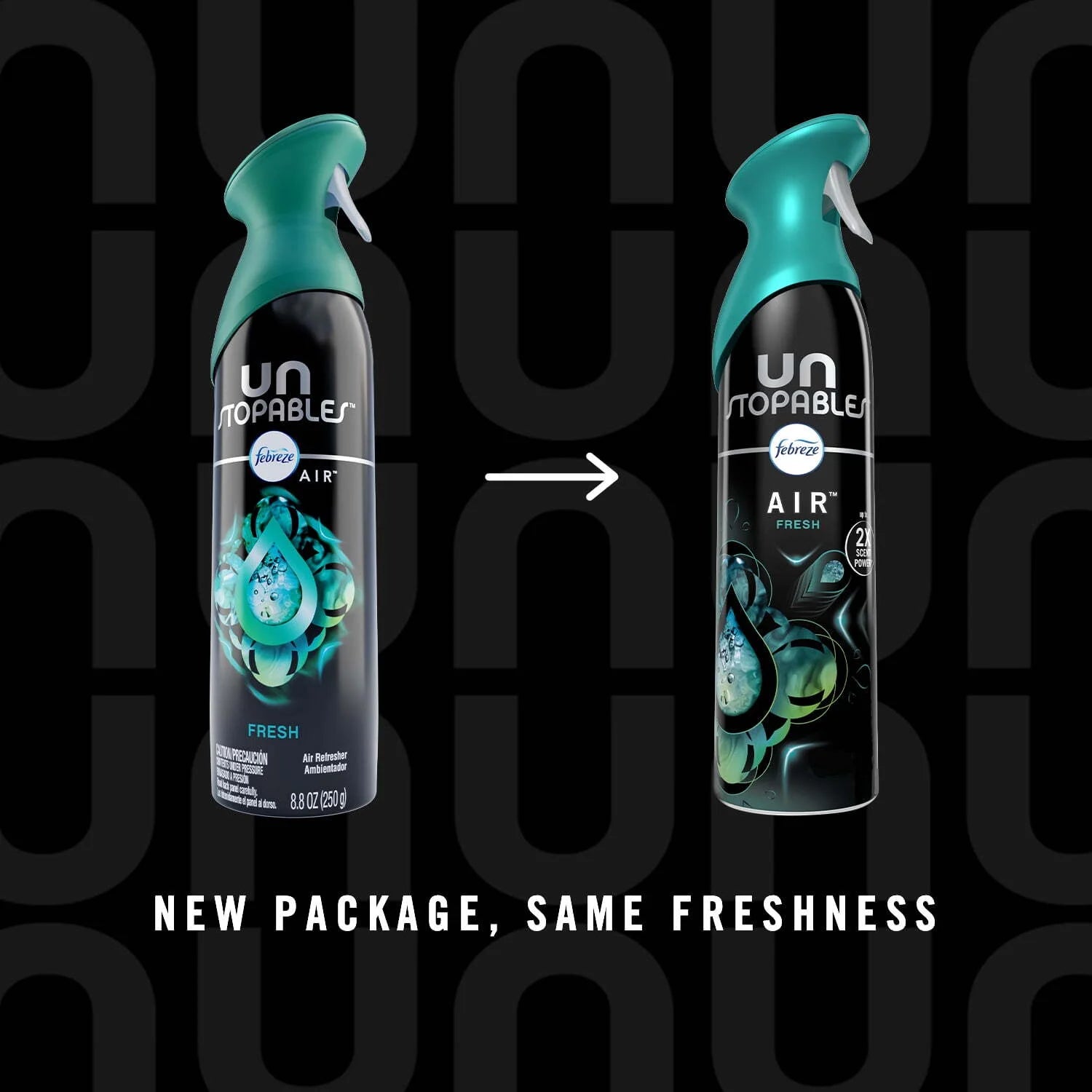 Febreze Air Freshener Spray, Odor-Fighting Room Spray, Unstopables Fresh, - View 2