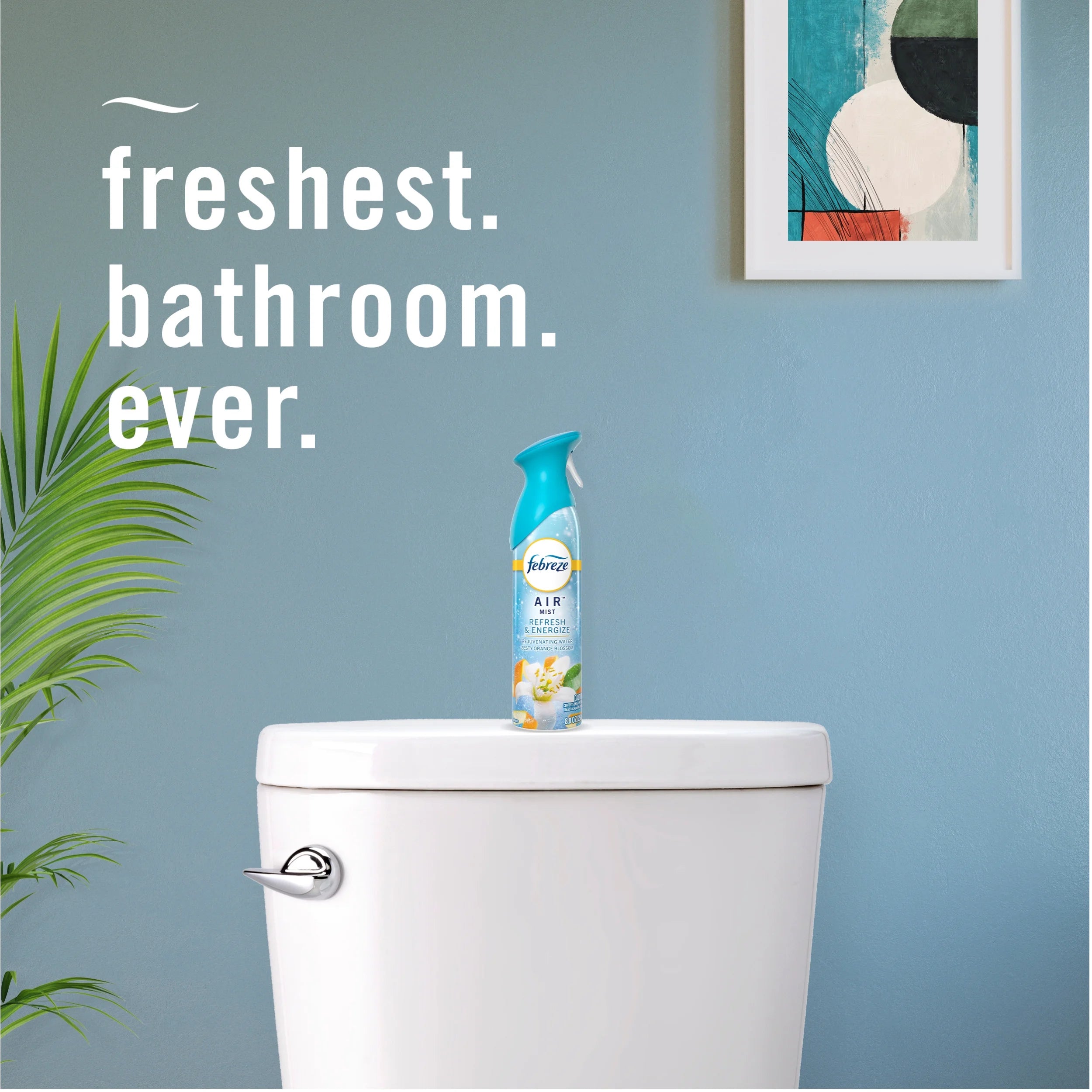 Febreze Air Freshener Spray, Odor-Fighting Room Spray, Refresh & Energize, - View 2