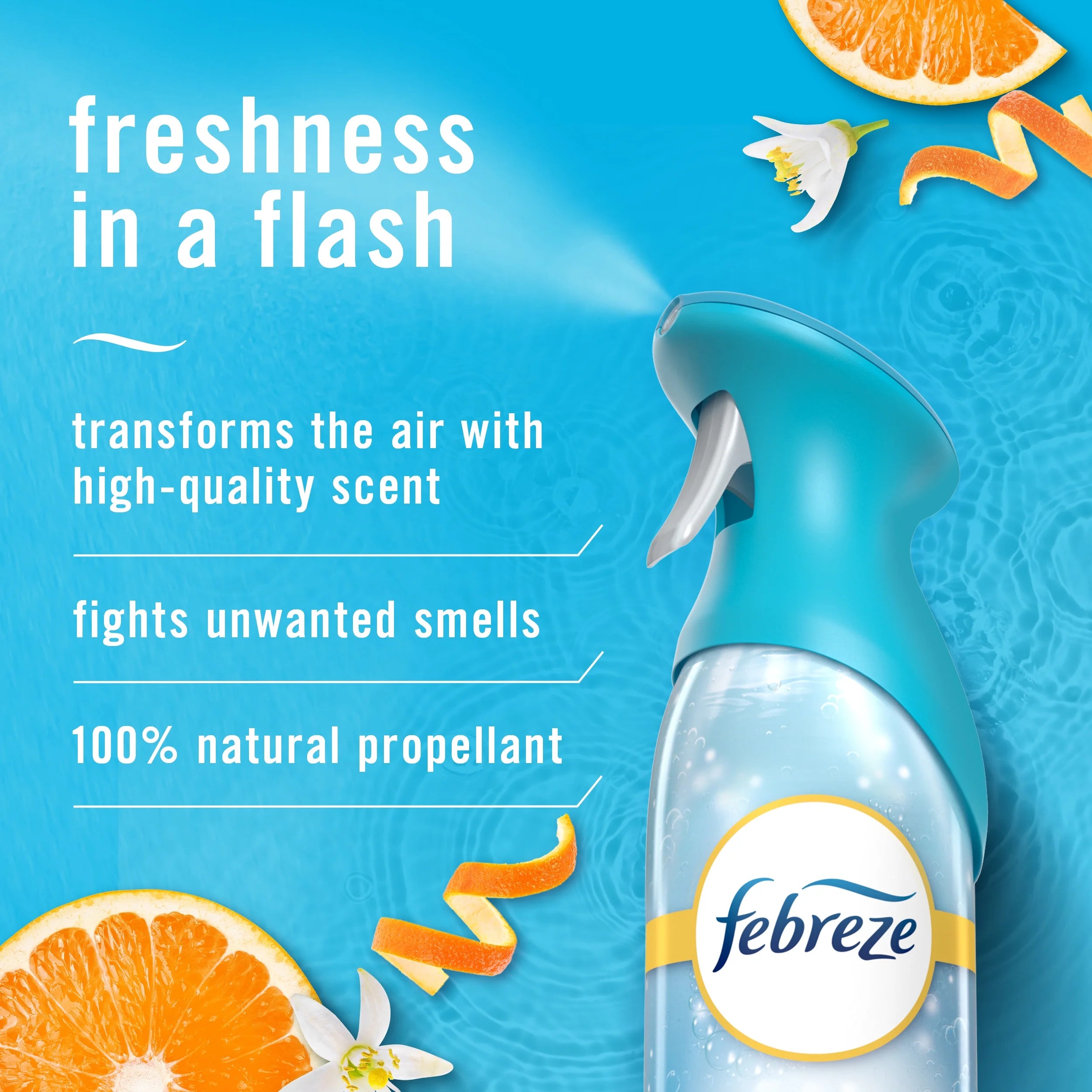 Febreze Air Freshener Spray, Odor-Fighting Room Spray, Refresh & Energize, - View 4