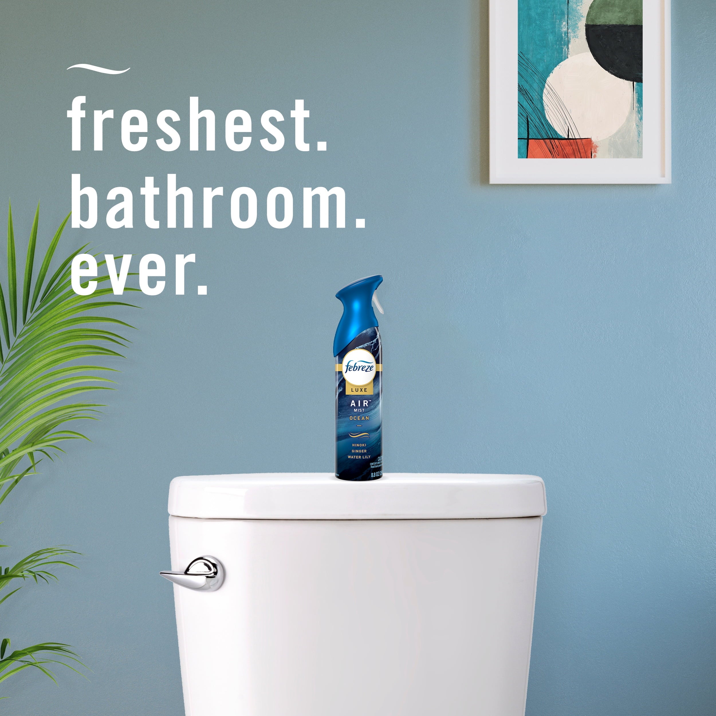 Febreze Air Freshener Spray, Odor-Fighting Room Spray, Ocean, 8.8oz, 2 Count - View 3