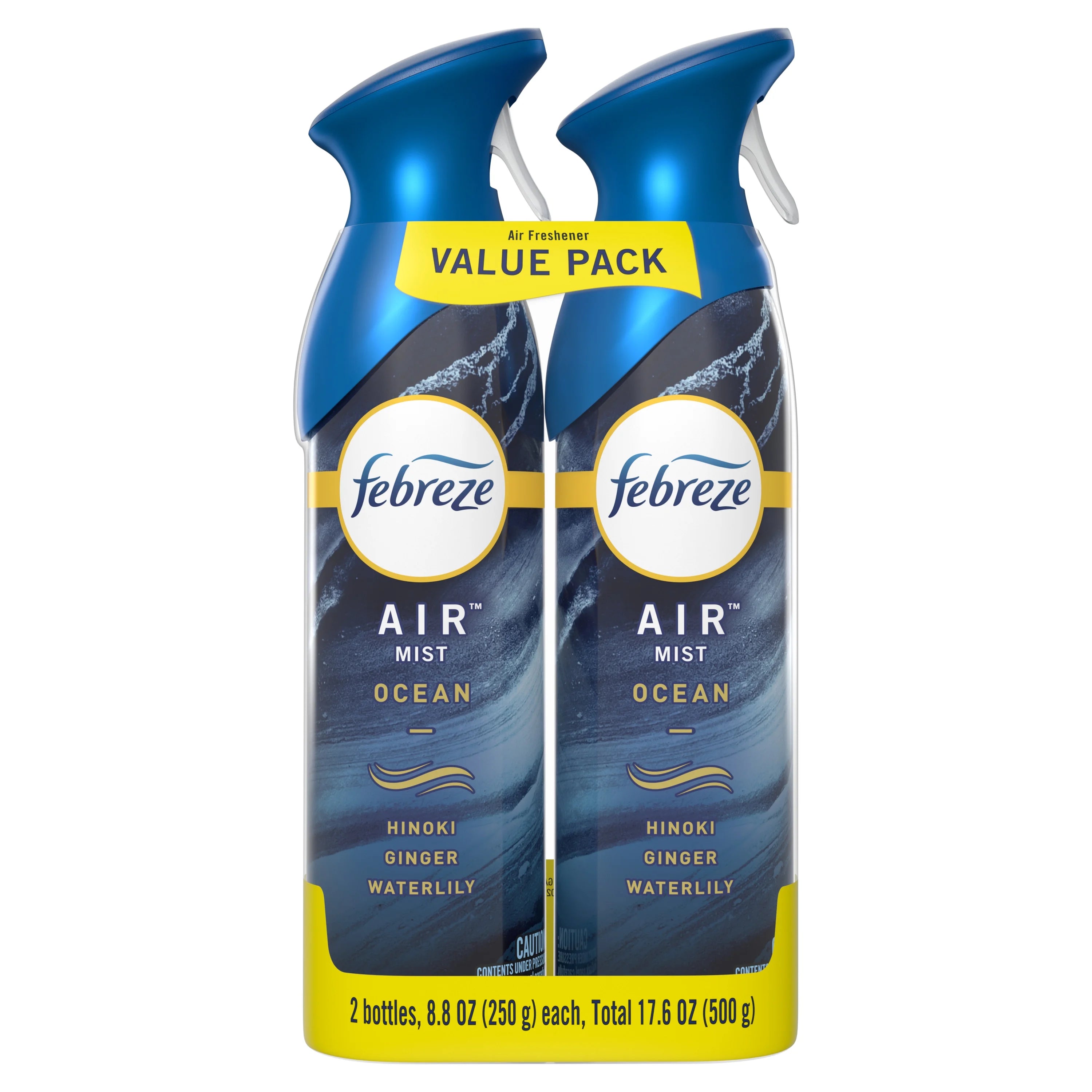 Febreze Air Freshener Spray, Odor-Fighting Room Spray, Ocean, 8.8oz, 2 Count - View 4