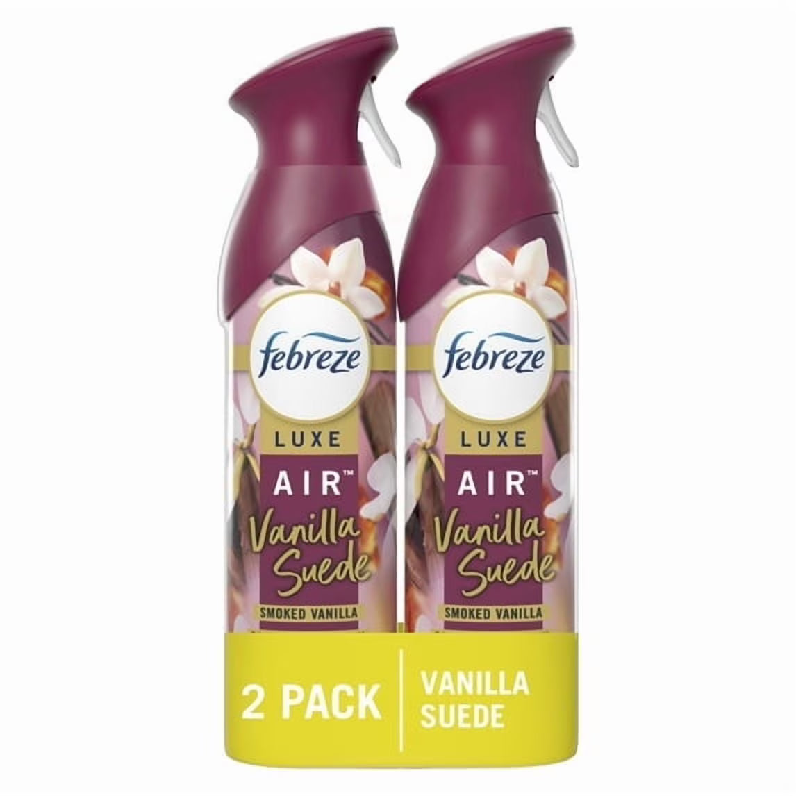 Febreze Air Freshener Spray, Odor-Fighting Room Spray, Vanilla Suede Scent, - View 2