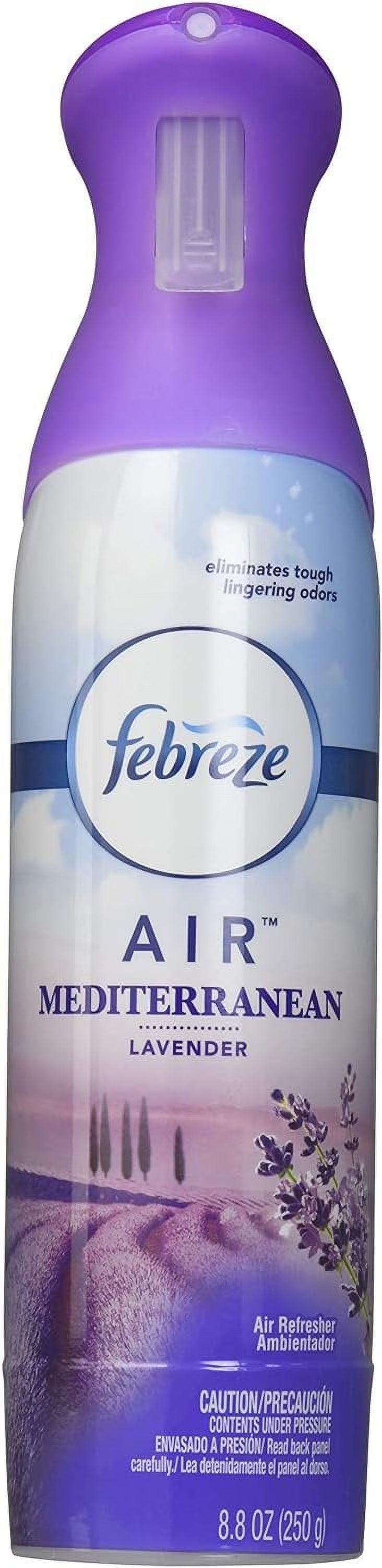 Febreze Air - Air Freshener Spray - Mediterranean Lavender - Net Wt. 8.8 OZ 250