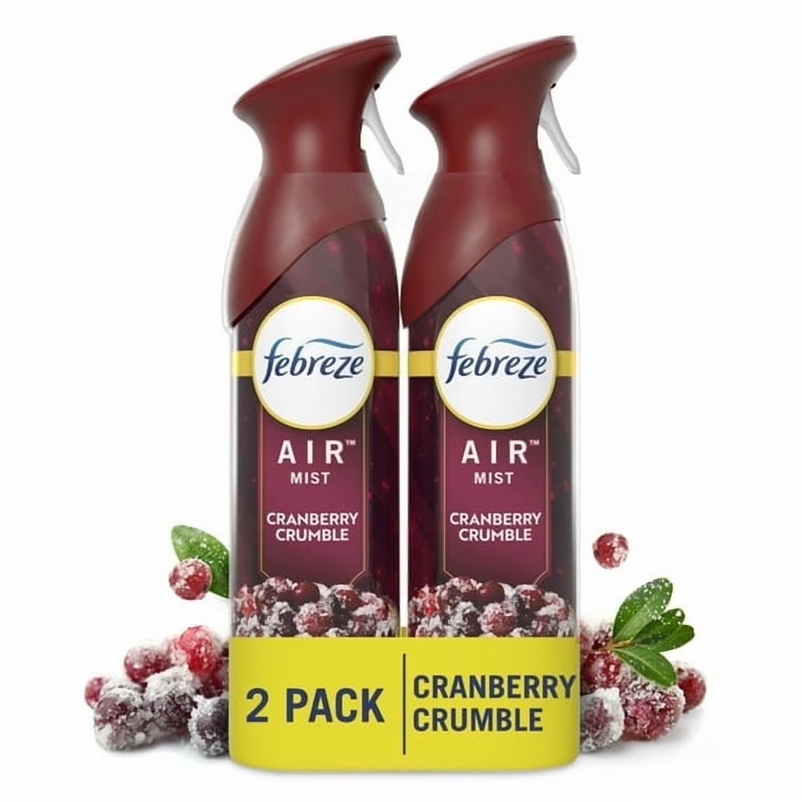 Febreze Air Mist, Odor-Fighting Air Freshener, Cranberry Crumble, 8.8 oz.