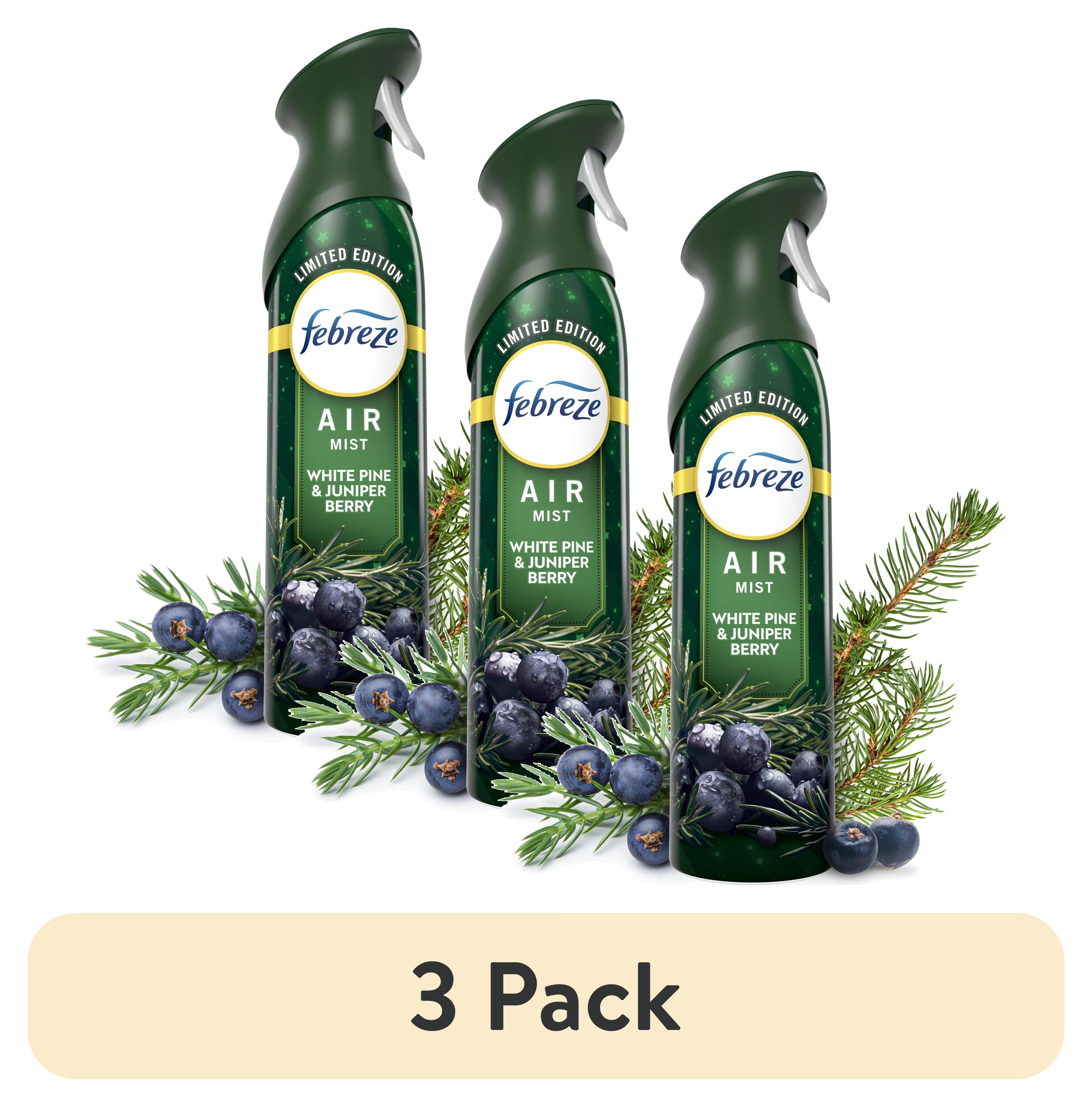 Febreze Air Freshener Spray, Odor-Fighting Mist, Pine & Berry, Christmas Tree - View 2