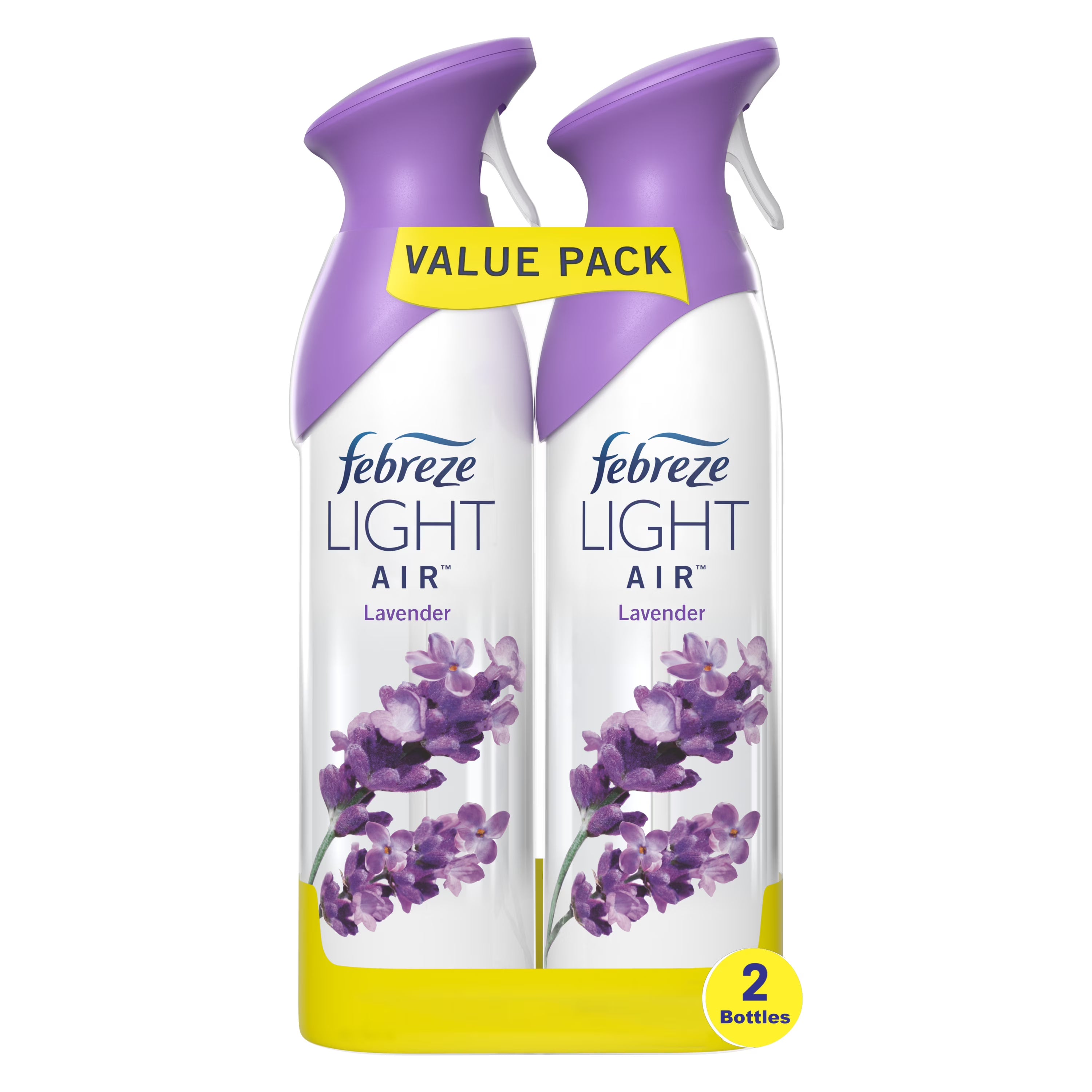 Febreze Light Air Freshener Spray, Odor-Fighting Room Spray, Lavender, 8.8oz, 2
