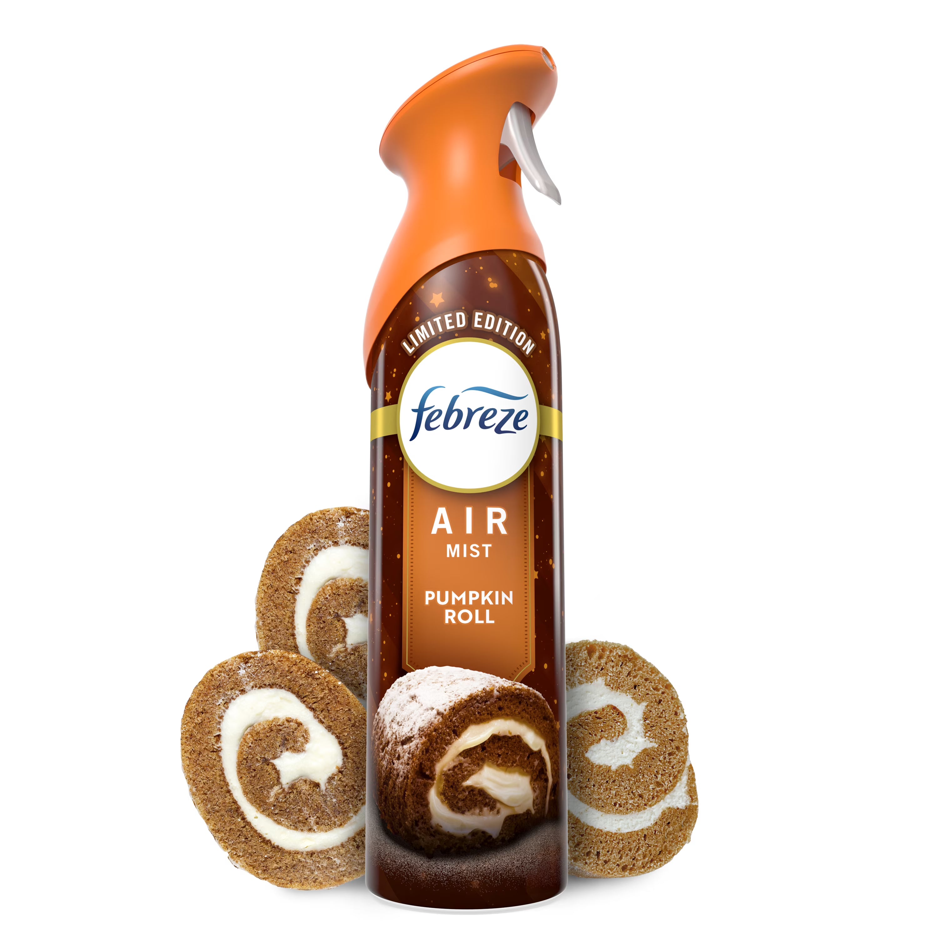 Febreze Air Freshener Spray, Odor-Fighting Room Spray, Pumpkin Roll Scent,