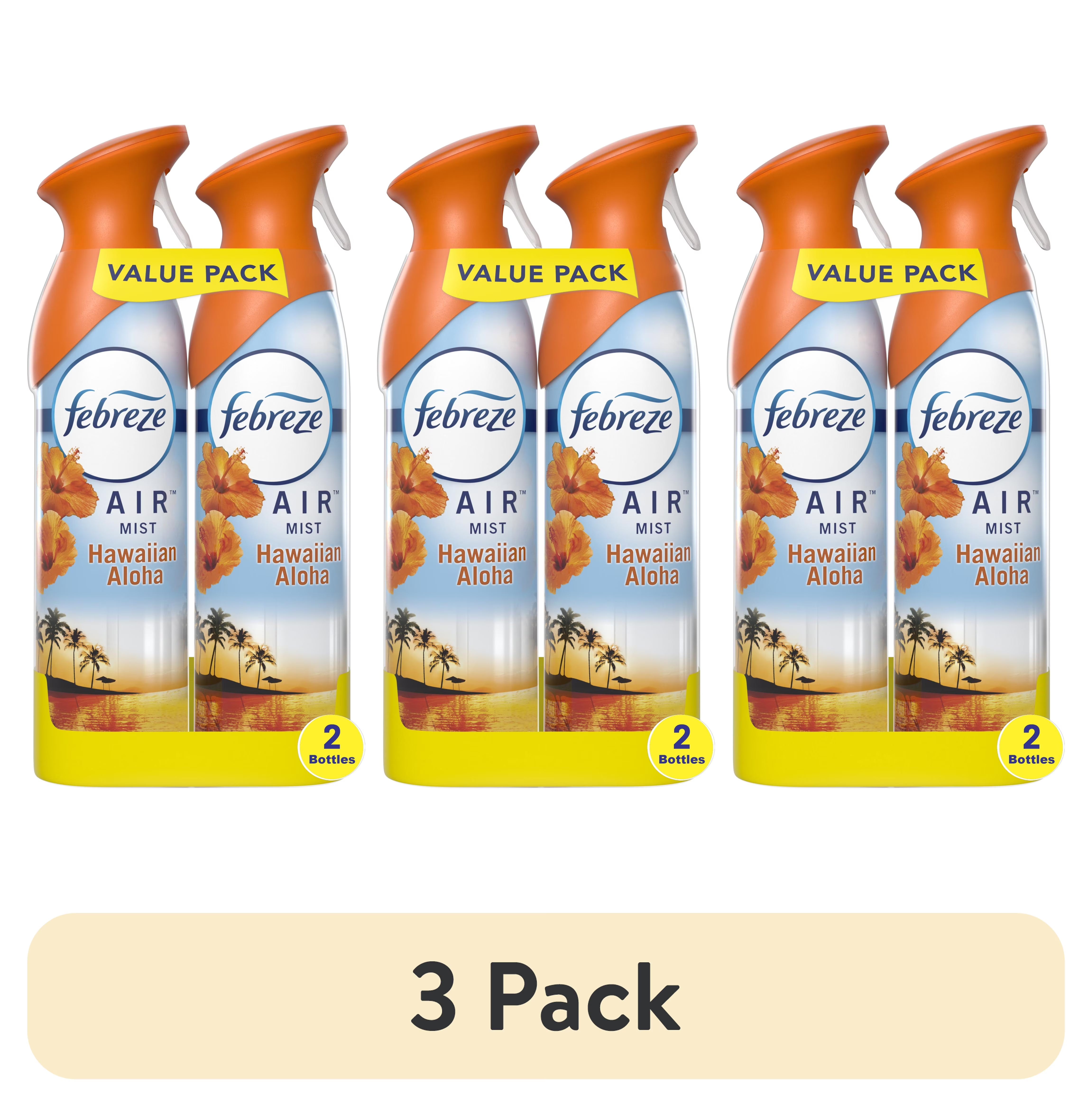 Febreze Air Freshener Spray, Odor-Fighting Room Spray, Hawaiian Aloha, 8.8oz, 2 - View 2