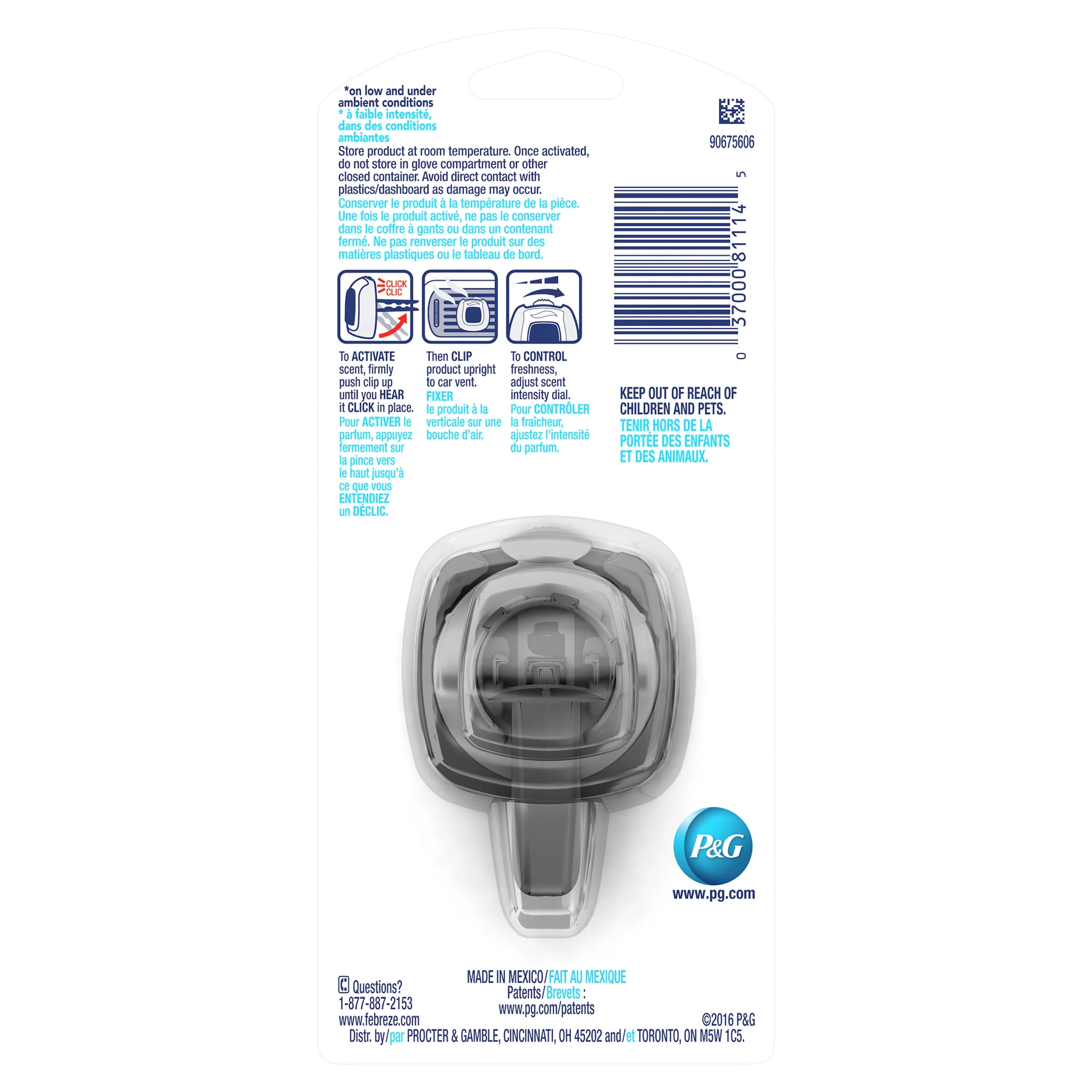 Febreze CAR Air Freshener Hawaiian Aloha, 1 Count, 0.06 oz - View 4