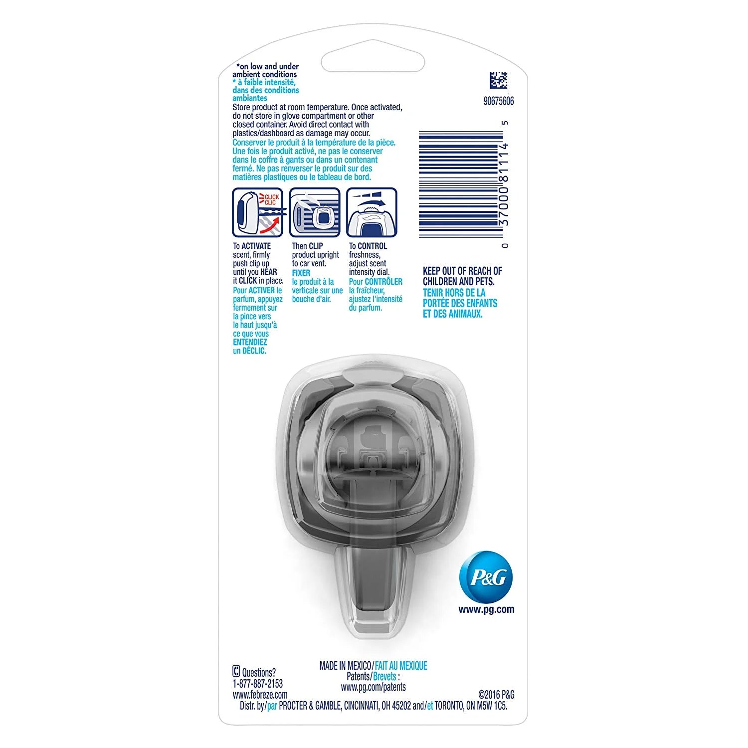 Febreze CAR Air Freshener Hawaiian Aloha, 1 Count, 0.06 oz - View 6