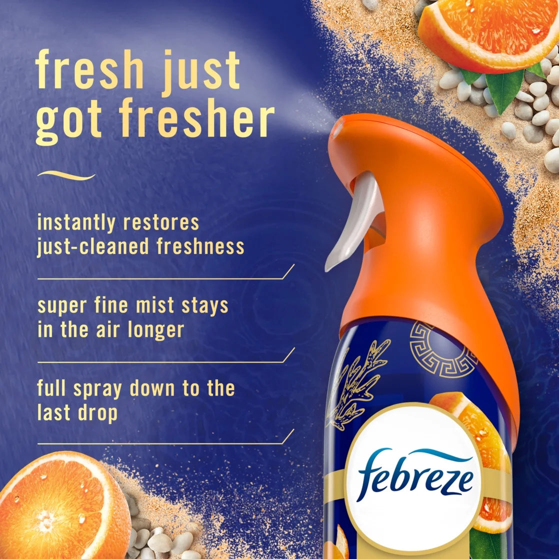 Febreze Air Mist Air Freshener Spray, Tranquil Cyprus Coves, 8.1oz - View 3