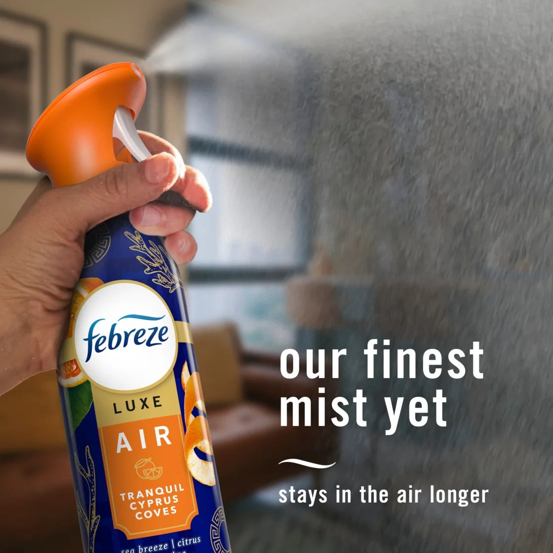 Febreze Air Mist Air Freshener Spray, Tranquil Cyprus Coves, 8.1oz - View 6
