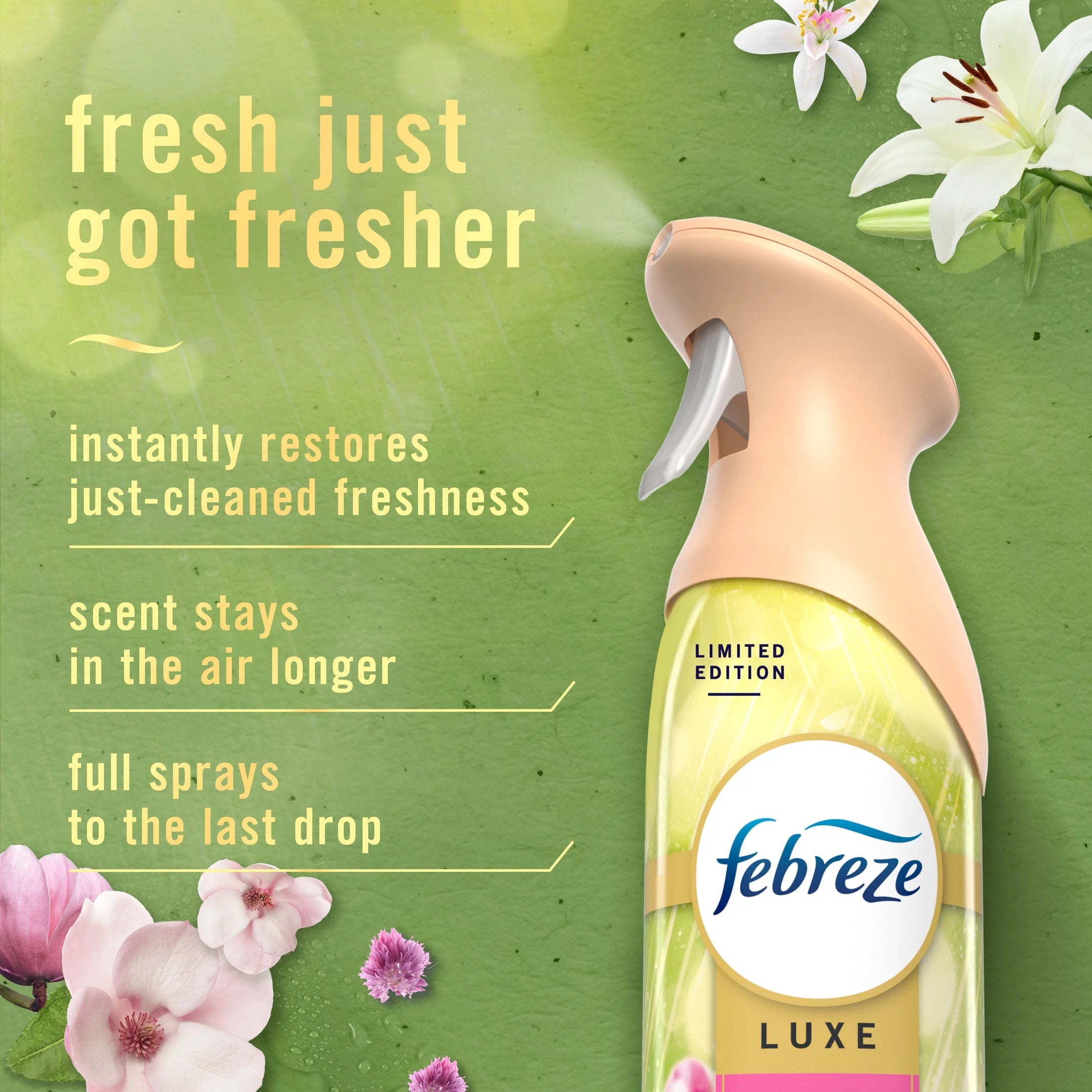 Febreze Air Mist Freshener Spray Morning Spring Showers 8.1oz - View 3