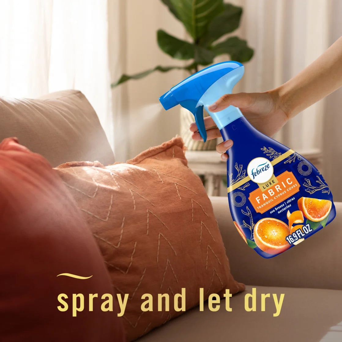 Febreze Auto Fabric Spray Air Freshener for Car, Cyprus Coves 23.6oz - View 6