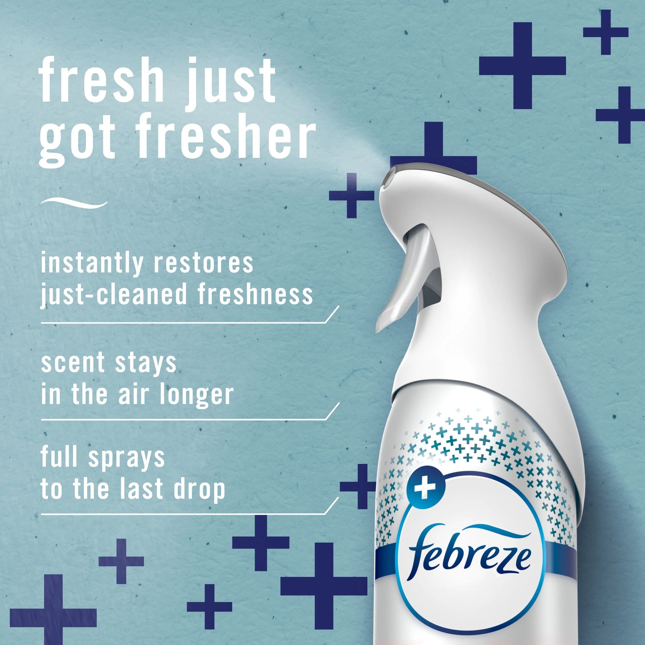 Febreze Air Mist Air Freshener Spray, Heavy Duty Crisp Clean, 8.1oz - View 3