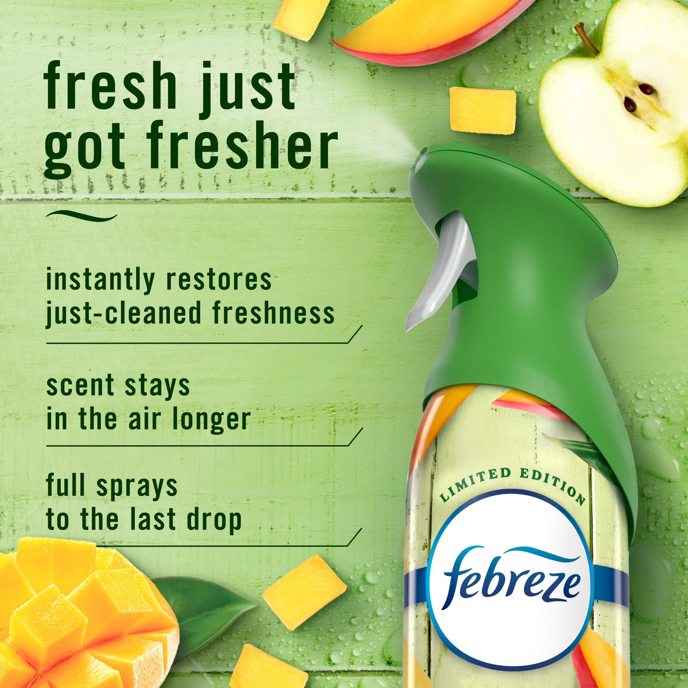 Febreze Air Mist Air Freshener Spray, Mango Splash Scent, 8.1oz - View 3
