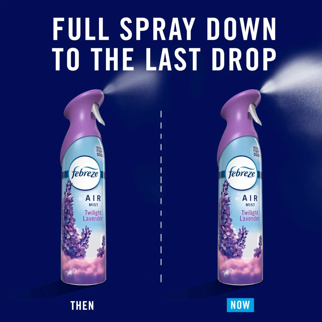 Febreze Air Mist Air Freshener Spray, Twilight Lavender Scent, 8.1oz - View 4