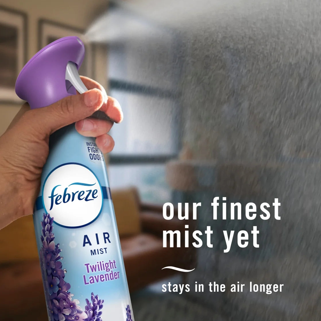 Febreze Air Mist Air Freshener Spray, Twilight Lavender Scent, 8.1oz - View 5