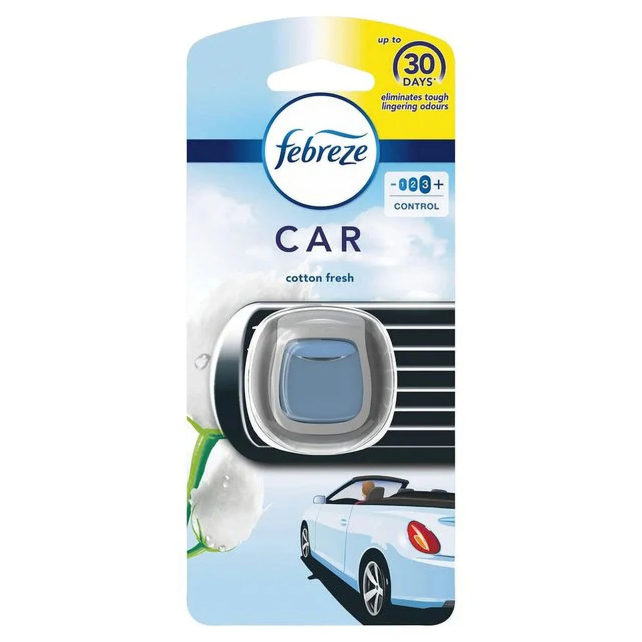 Febreze Vent Clip Car Air Freshener, Up to 30 Days, Eliminates tough lingering - View 2