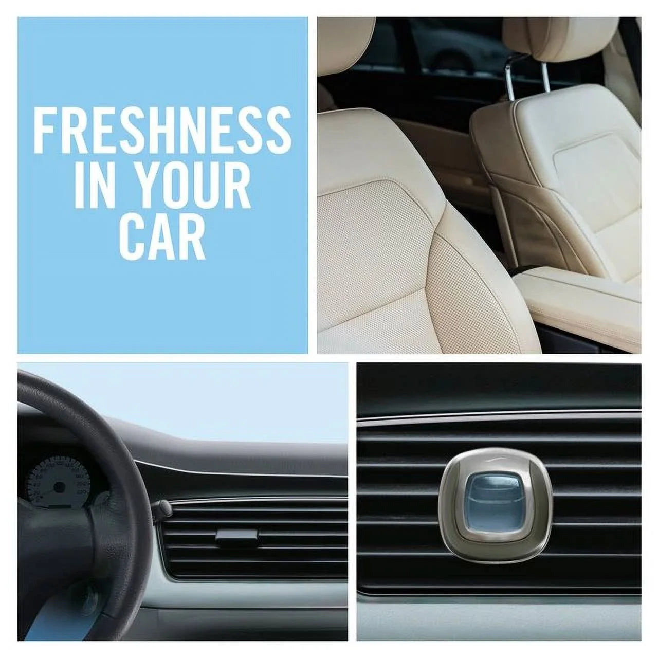 Febreze Vent Clip Car Air Freshener, Up to 30 Days, Eliminates tough lingering - View 3