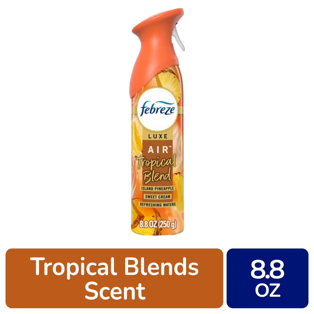 Febreze Air Freshener Spray Odor-Fighting Room Spray Tropical Blend Scent 8.8