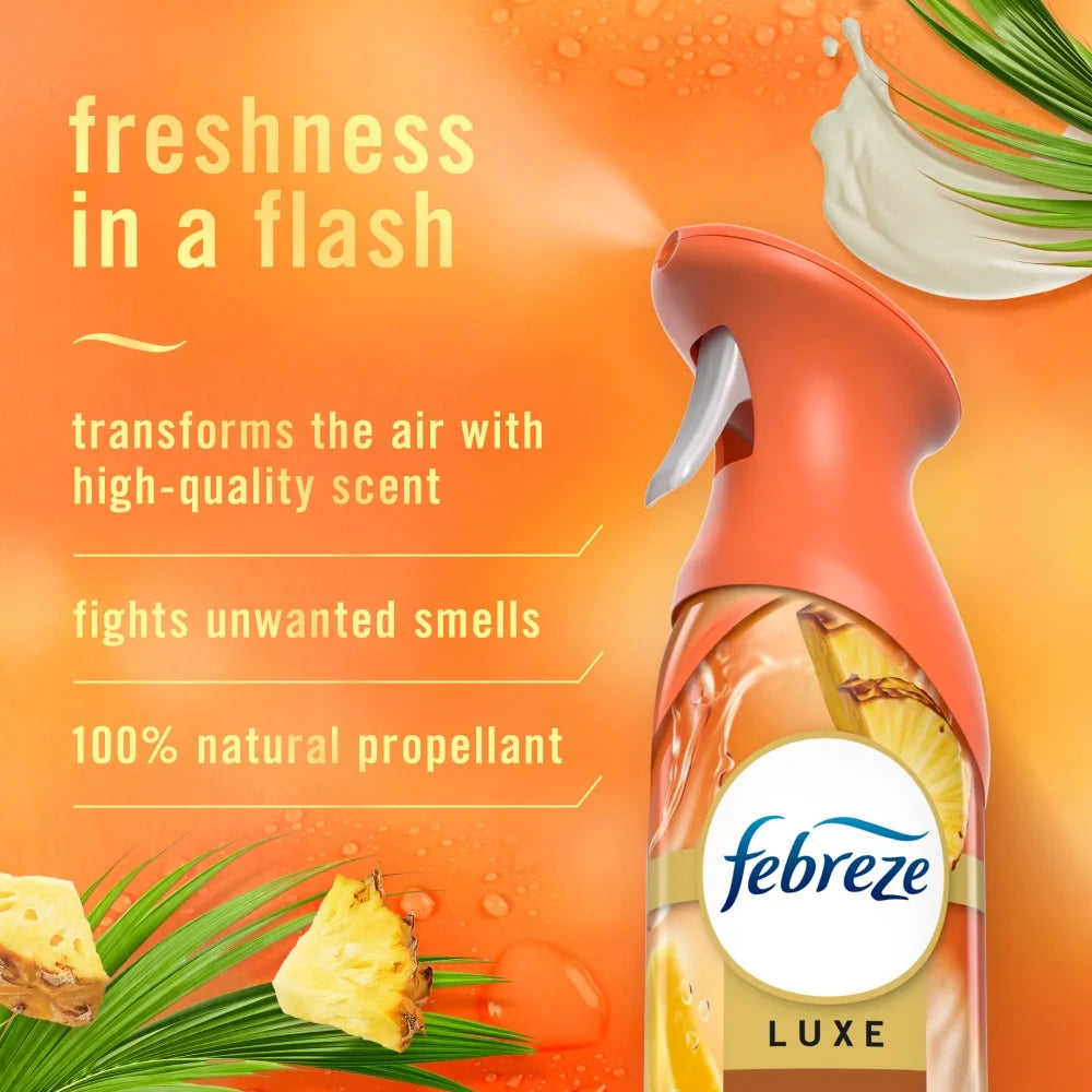 Febreze Air Freshener Spray Odor-Fighting Room Spray Tropical Blend Scent 8.8 - View 3