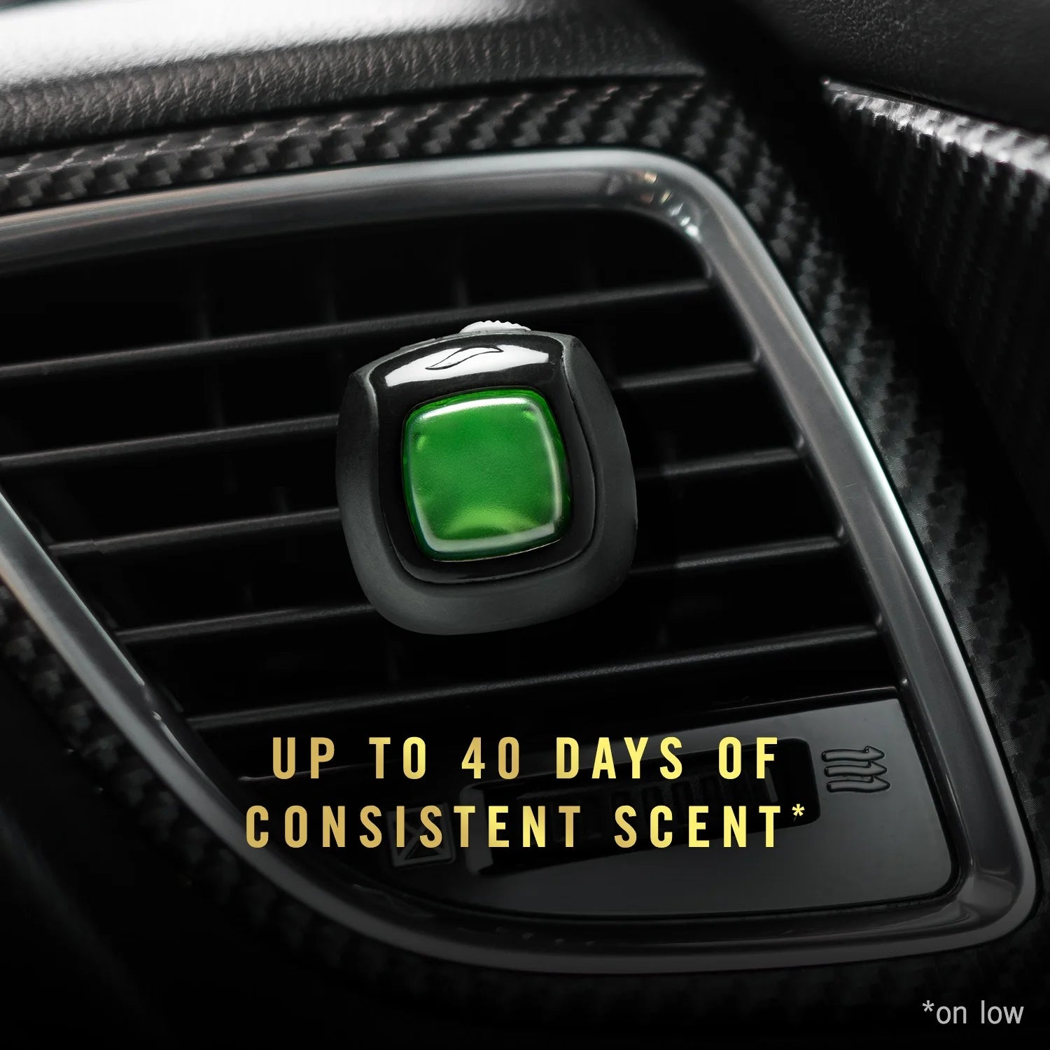 Febreze Car Odor-Fighting Air Freshener Vent Clip, Ocean, 0.07 oz, 1 Count - View 2
