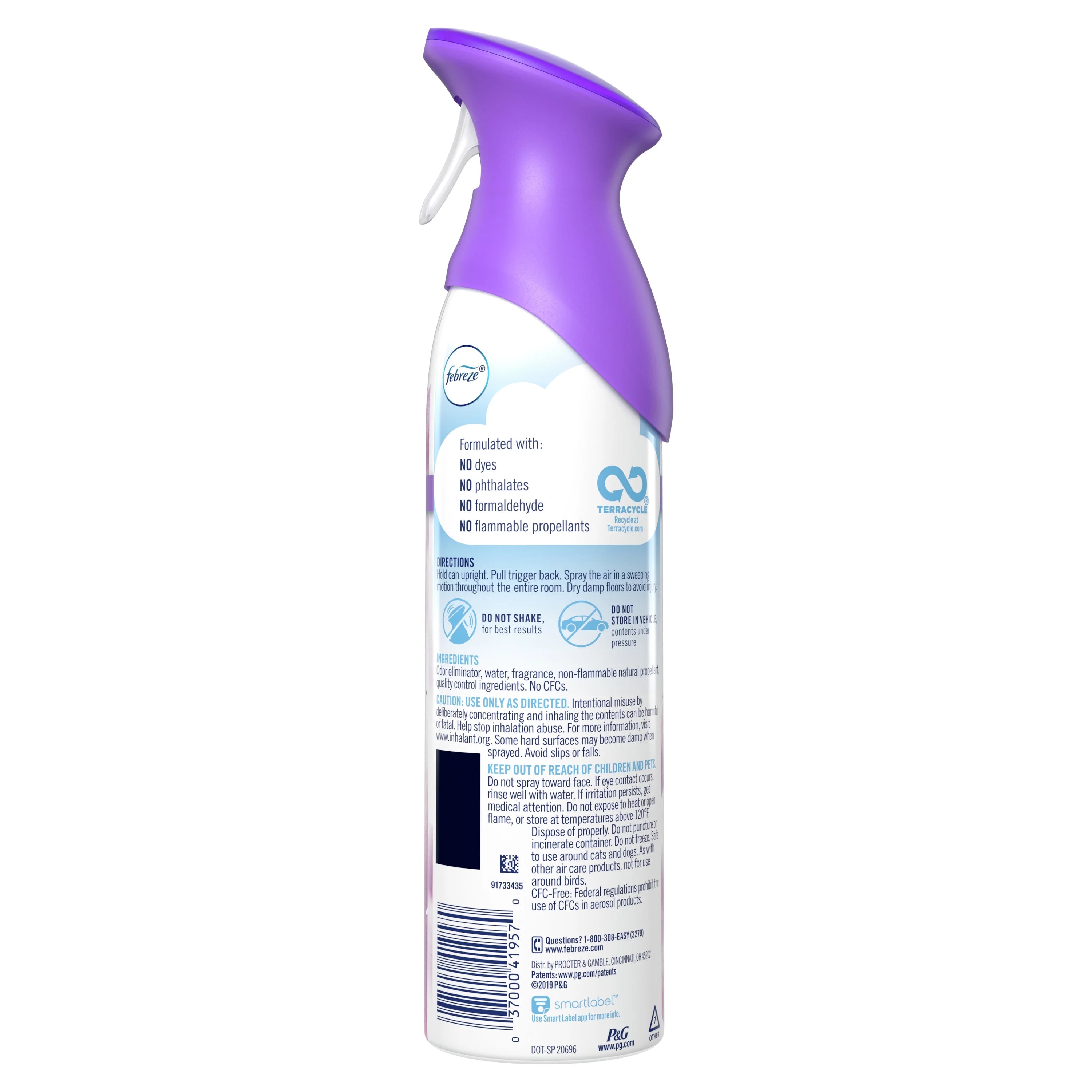 Febreze Odor-Eliminating Air Freshener, Lilac and Violet, 8.8 fl oz - View 4