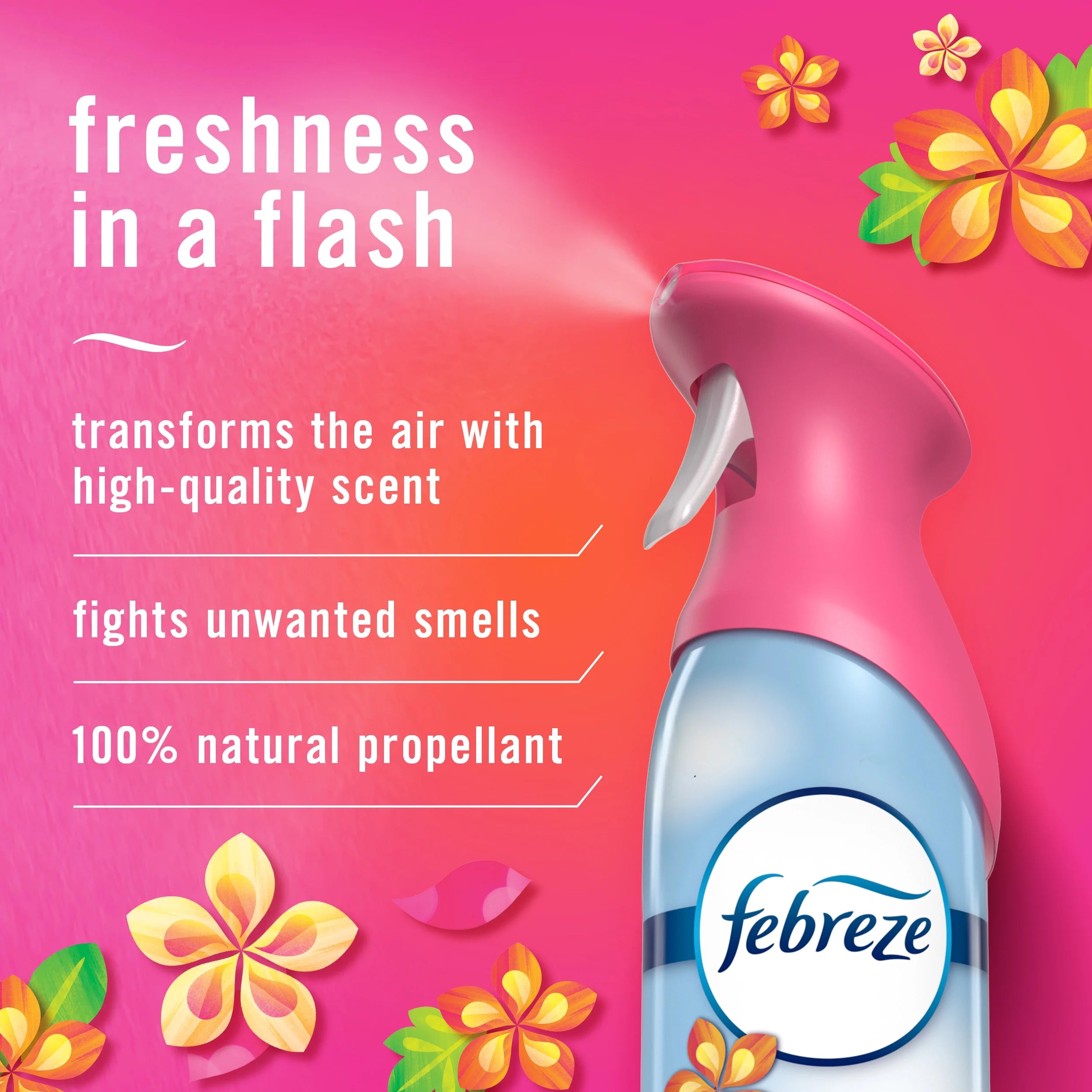 Febreze Air Mist Odor-Fighting Air Freshener, Gain Island Fresh Scent, 8.8 fl - View 2