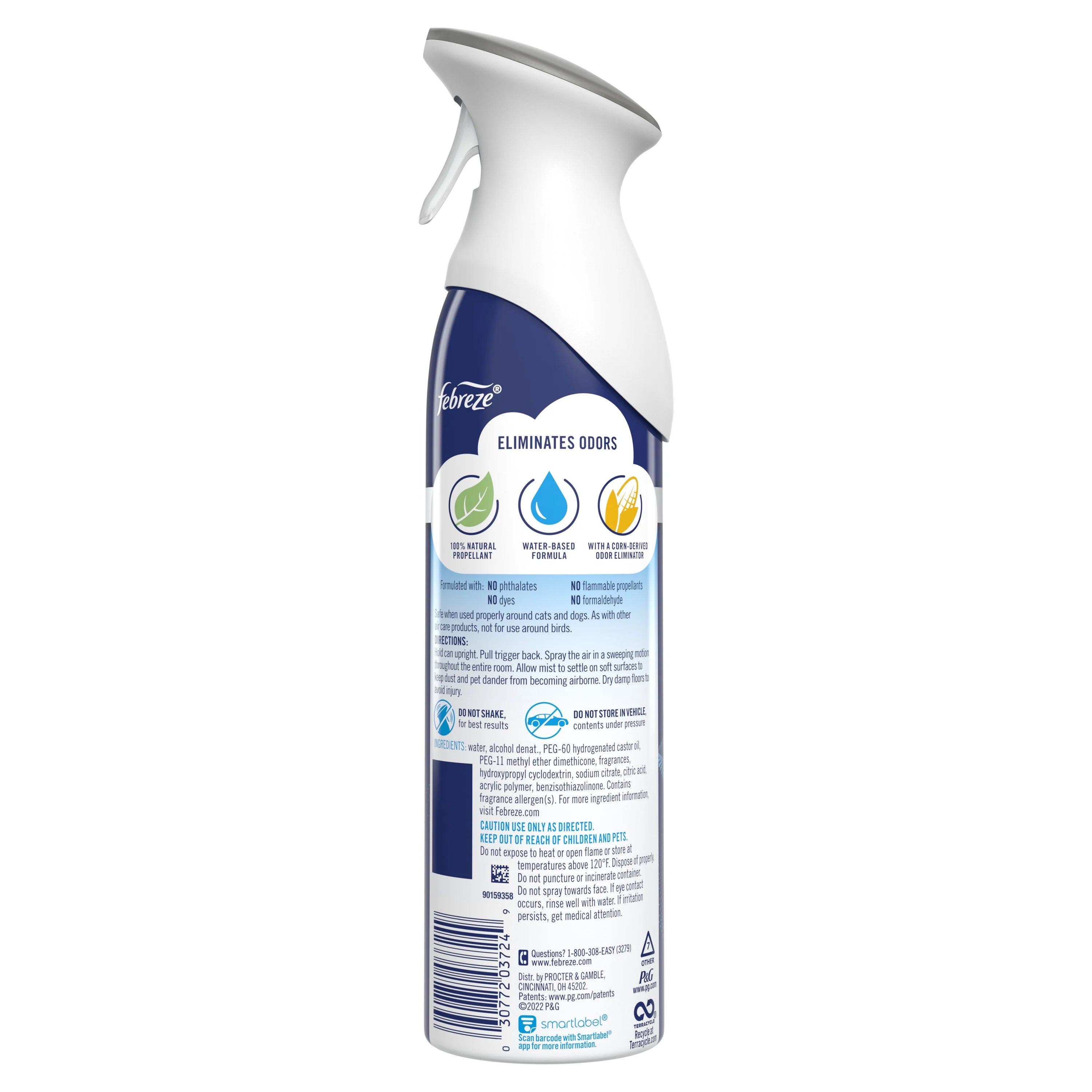 Febreze Air Effects Air Freshener Hygienic Clean, Clean Splash Scent, 8.80 oz - View 2