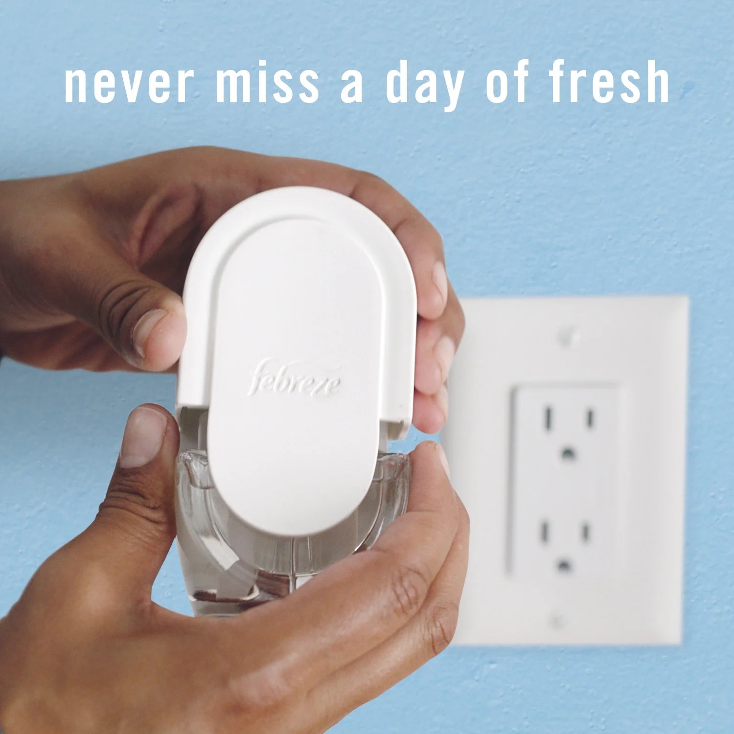 Febreze Plug In Air Freshener, Odor-Fighting Scented Oil Refill, Bora Bora - View 3
