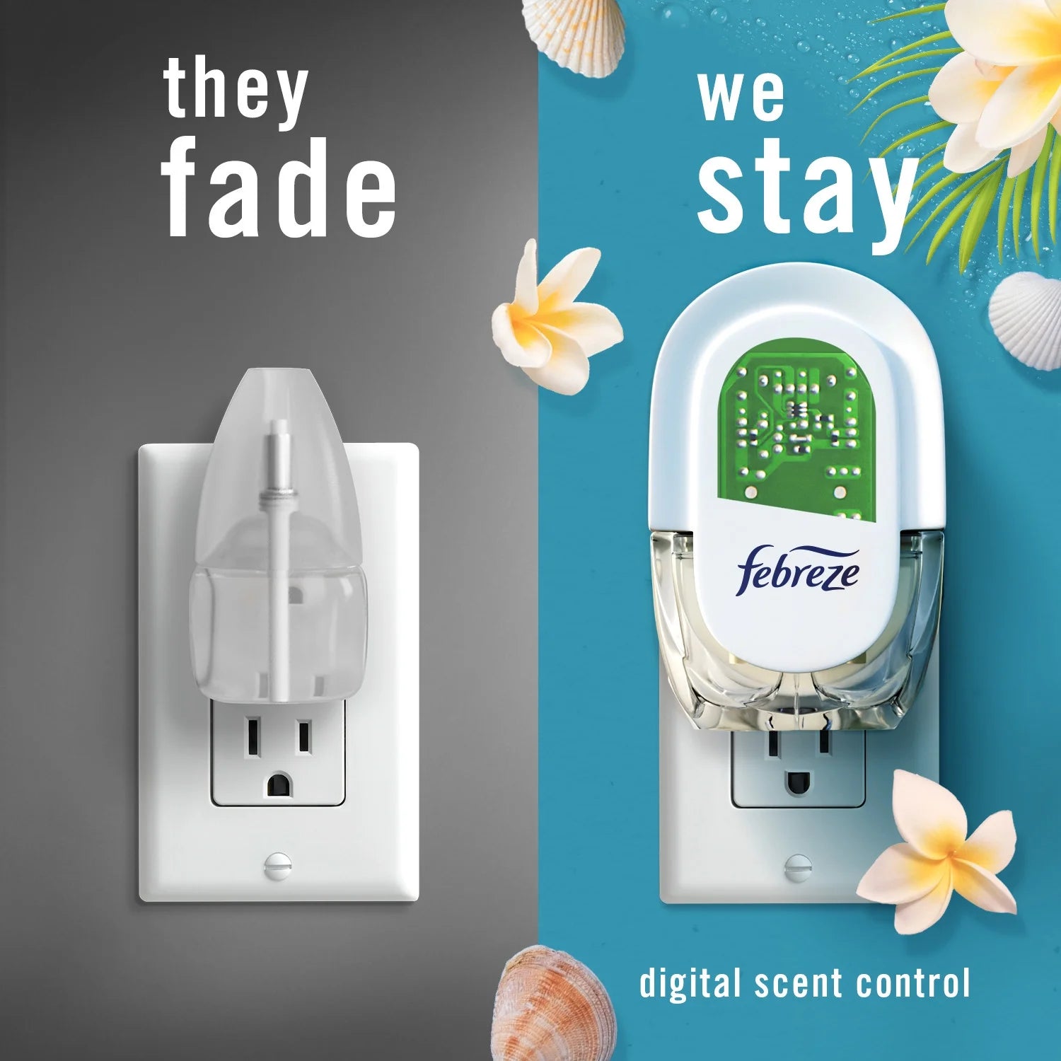 Febreze Plug In Air Freshener, Odor-Fighting Scented Oil Refill, Bora Bora - View 5