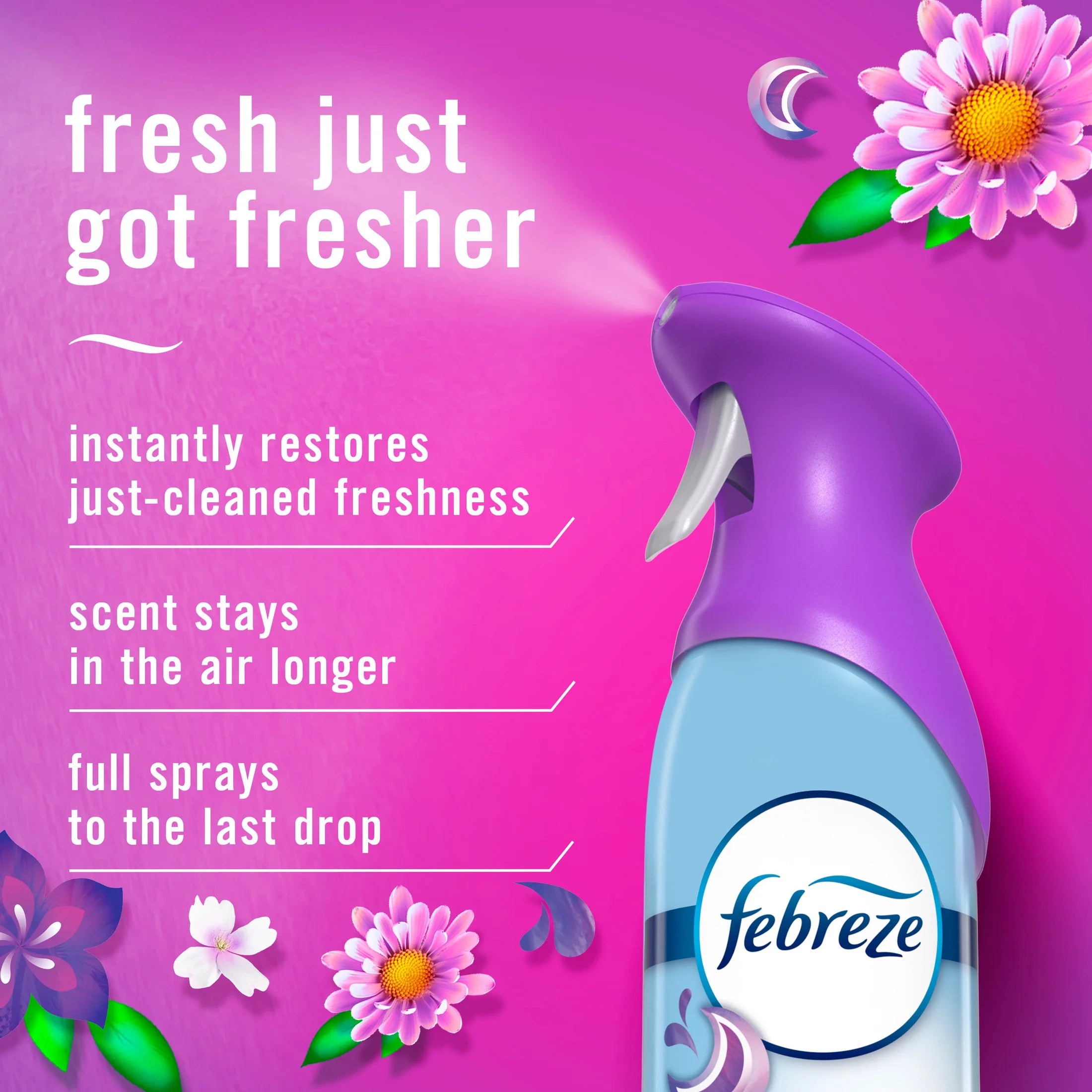Febreze Air Mist Air Freshener Spray, Gain Moonlight Breeze, 8.1oz, 2 Count - View 3