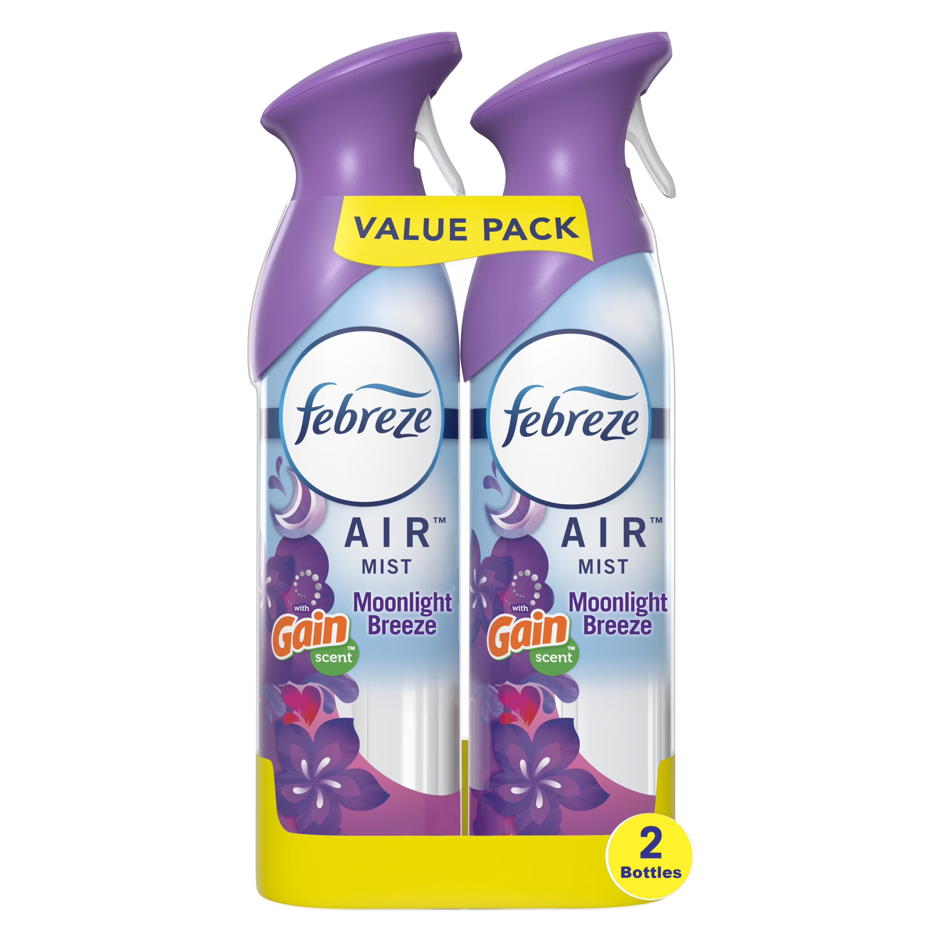 Febreze Air Freshener Spray, Odor-Fighting Room Spray, Gain Moonlight Breeze,