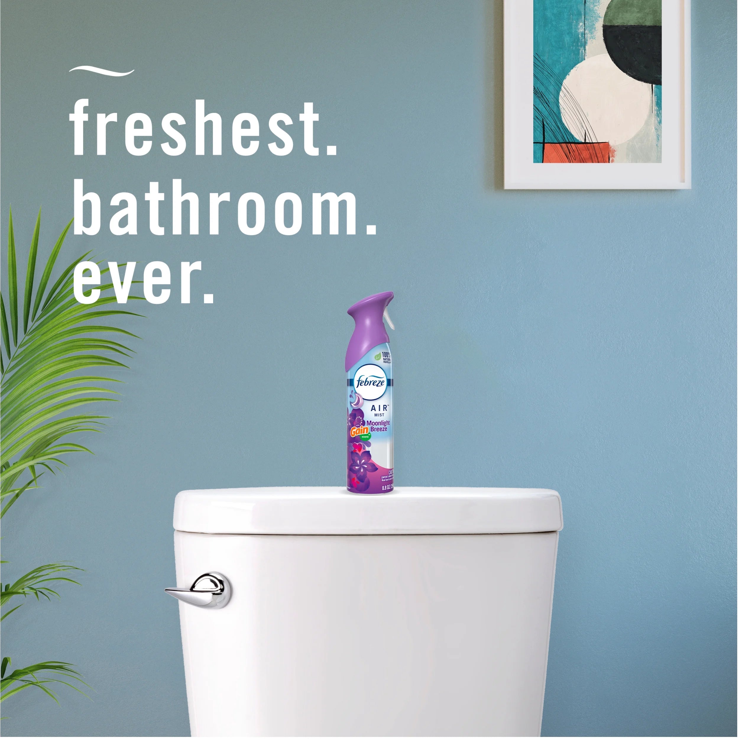 Febreze Air Freshener Spray, Odor-Fighting Room Spray, Gain Moonlight Breeze, - View 5