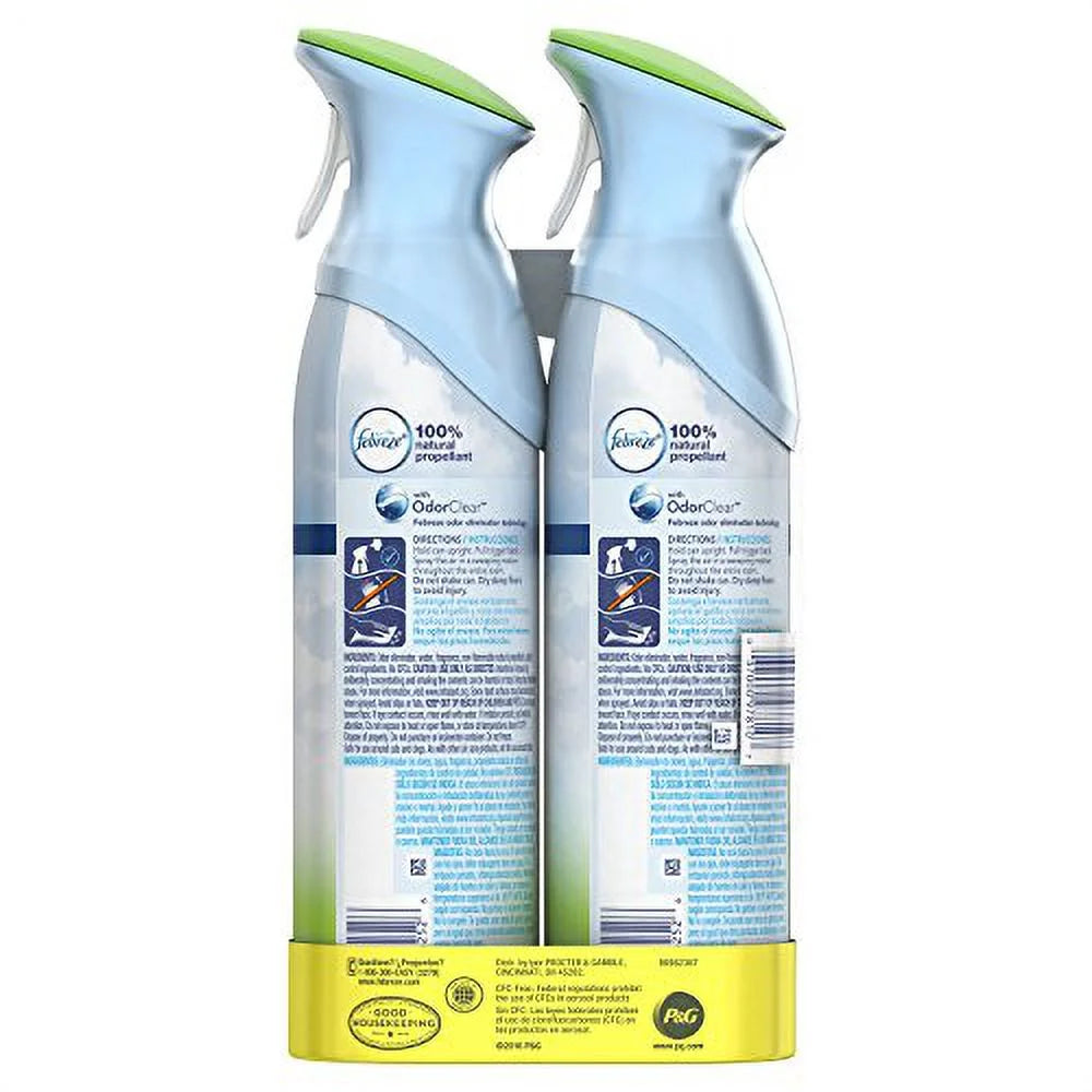 Febreze Air Freshener and Odor Eliminator Spray, Gain Original Scent, 2 Pack - View 2