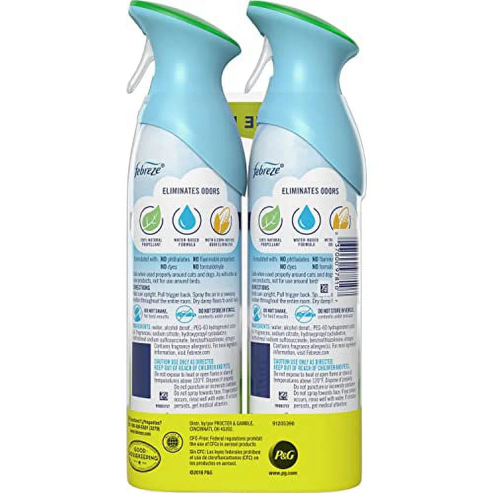 Febreze Air Freshener and Odor Eliminator Spray, Gain Original Scent, 2 Pack - View 3