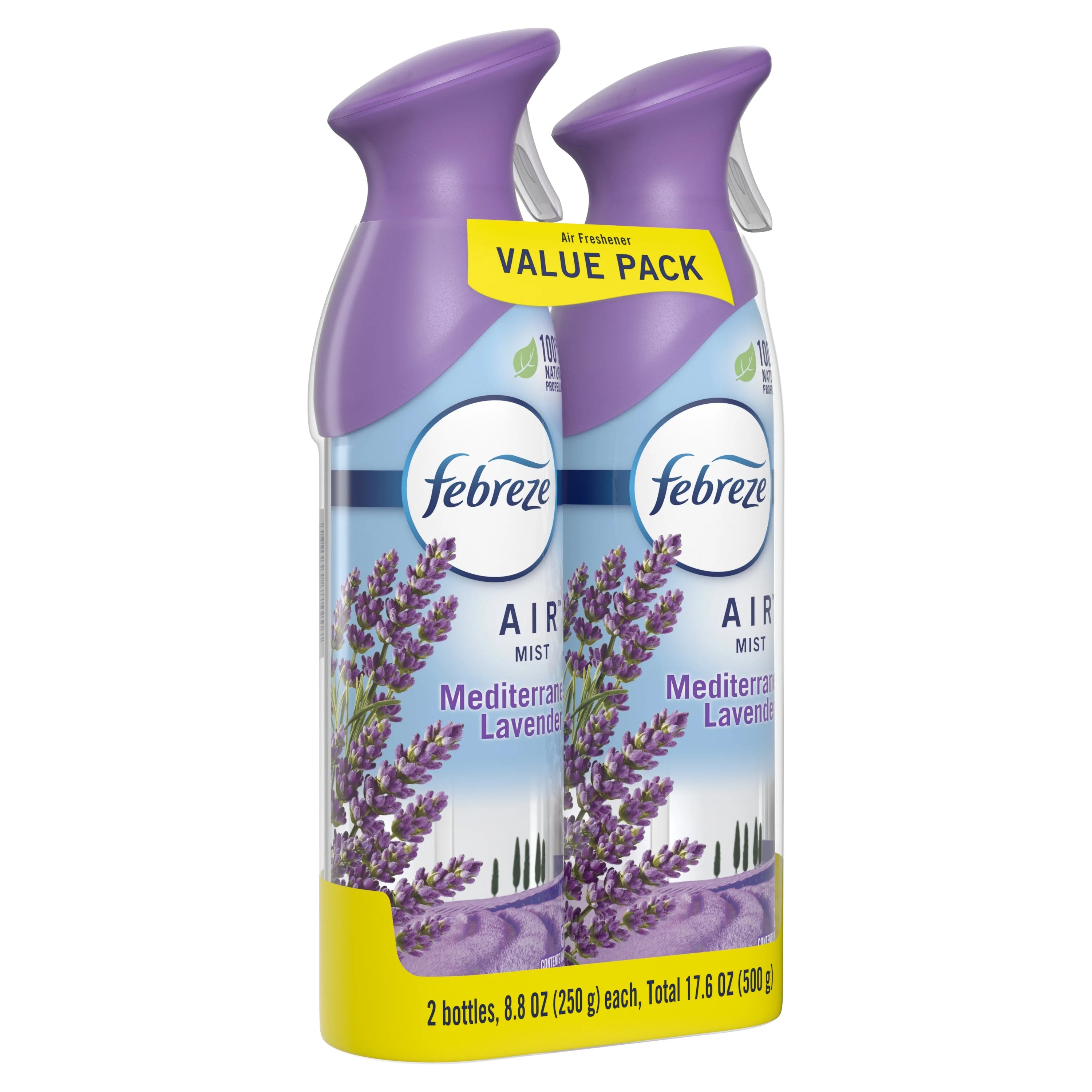 Febreze Air Freshener Spray, Odor-Fighting Room Spray, Mediterranean Lavender, - View 3