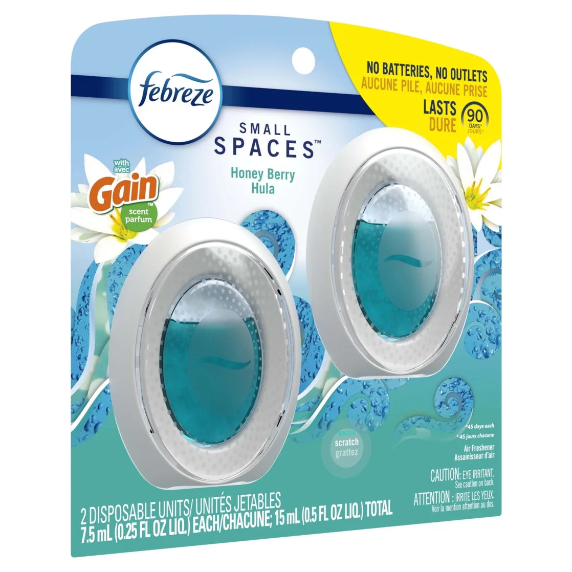 Febreze BATH Air Freshener Gain Honey Berry Hula, 2 count - View 3