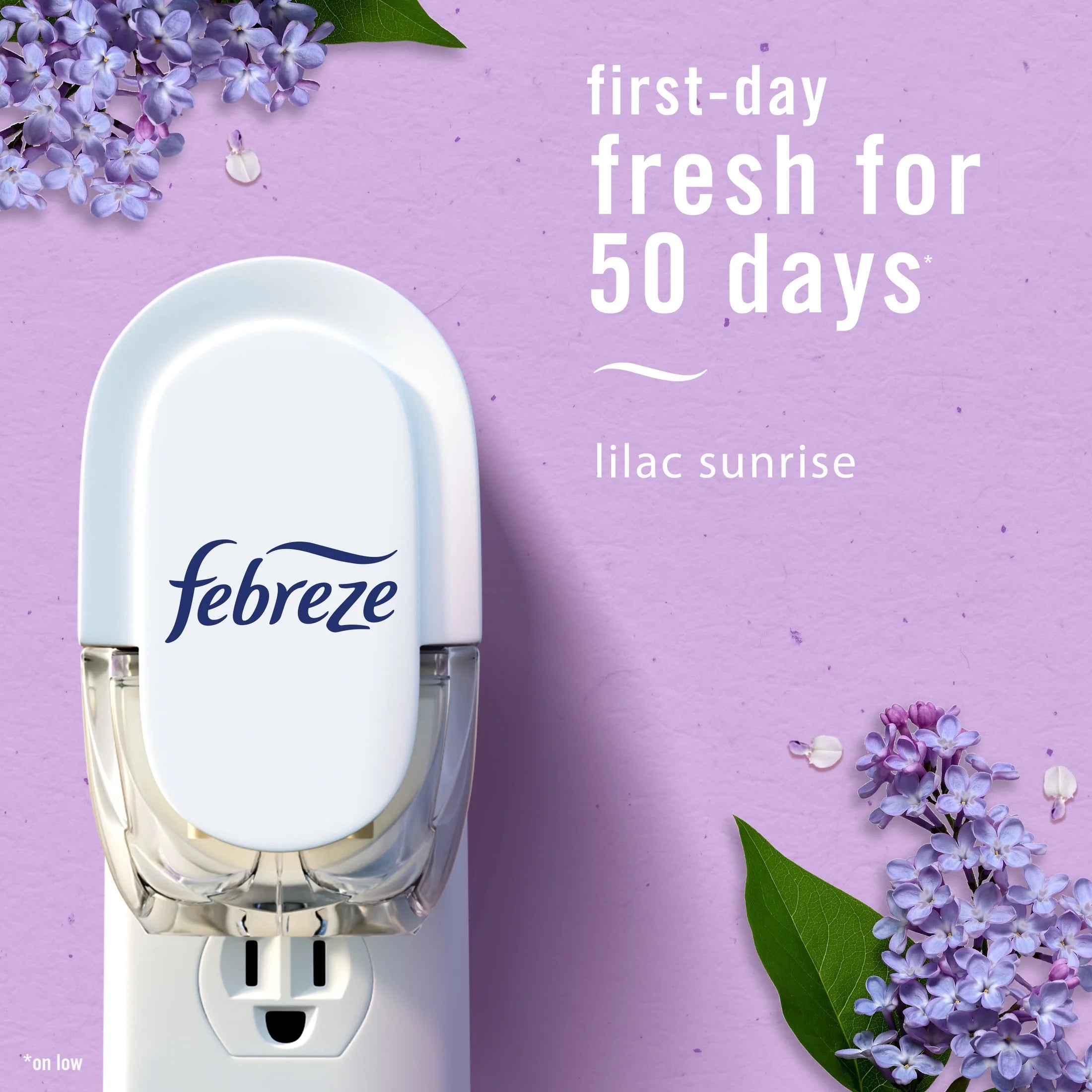 Febreze Plug In Air Freshener Scented Oil Refill Lilac Sunrise - View 4